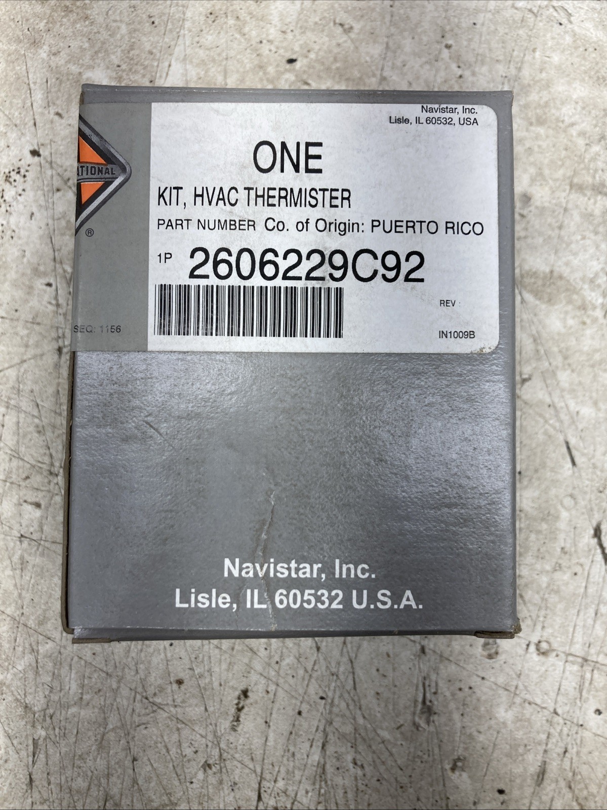 Genuine International HVAC Thermister Kit 2606229C92 (New Old Stock)