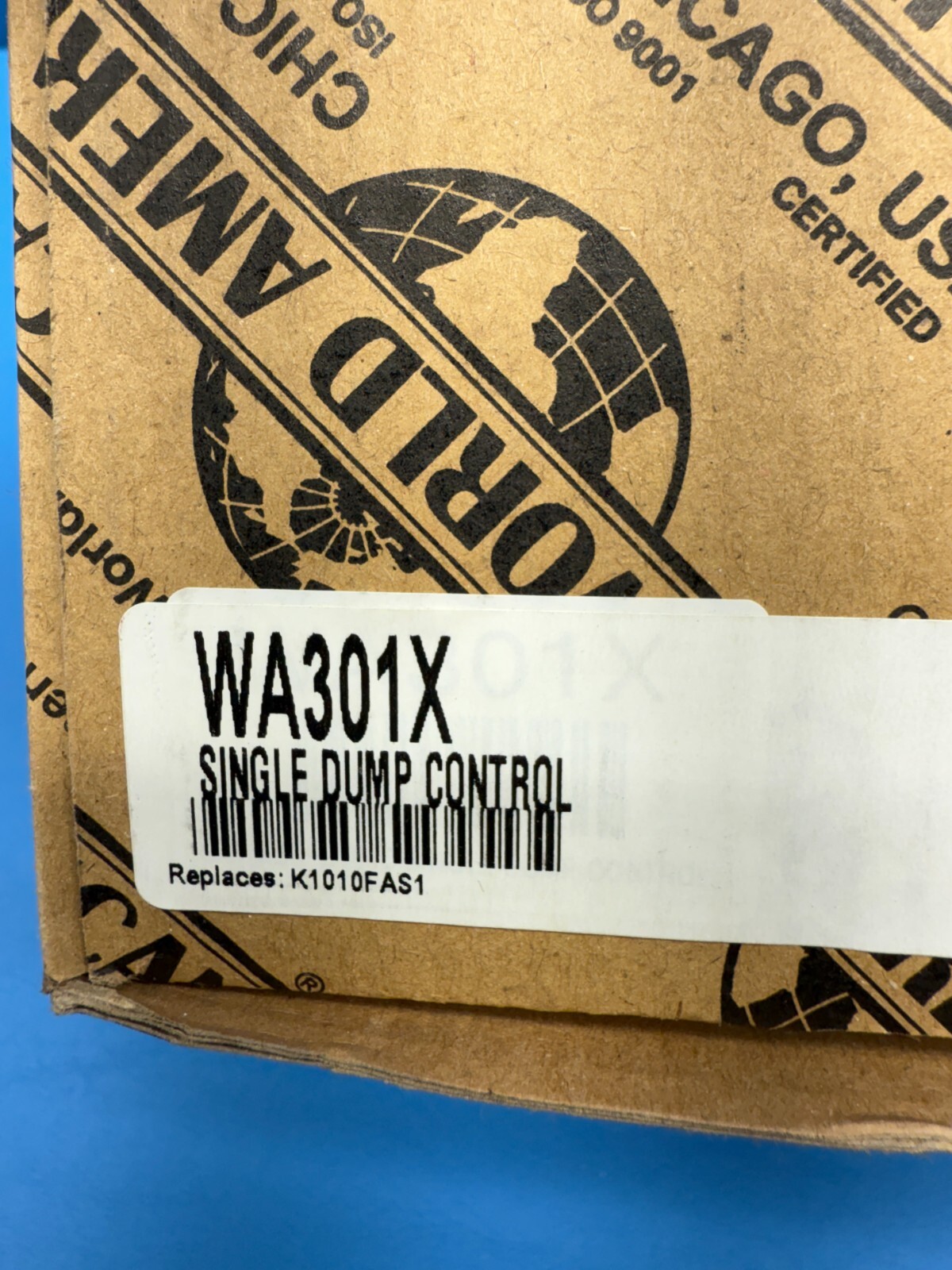 World American WA301X Single Dump Control Electrical Switch Air Valve