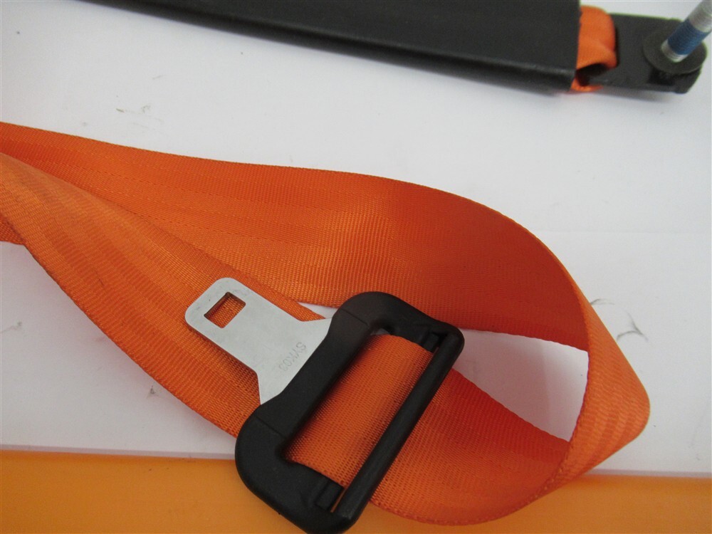 ImmI 233558-07 , Orange Seat Belt Assembly W/O Receiver