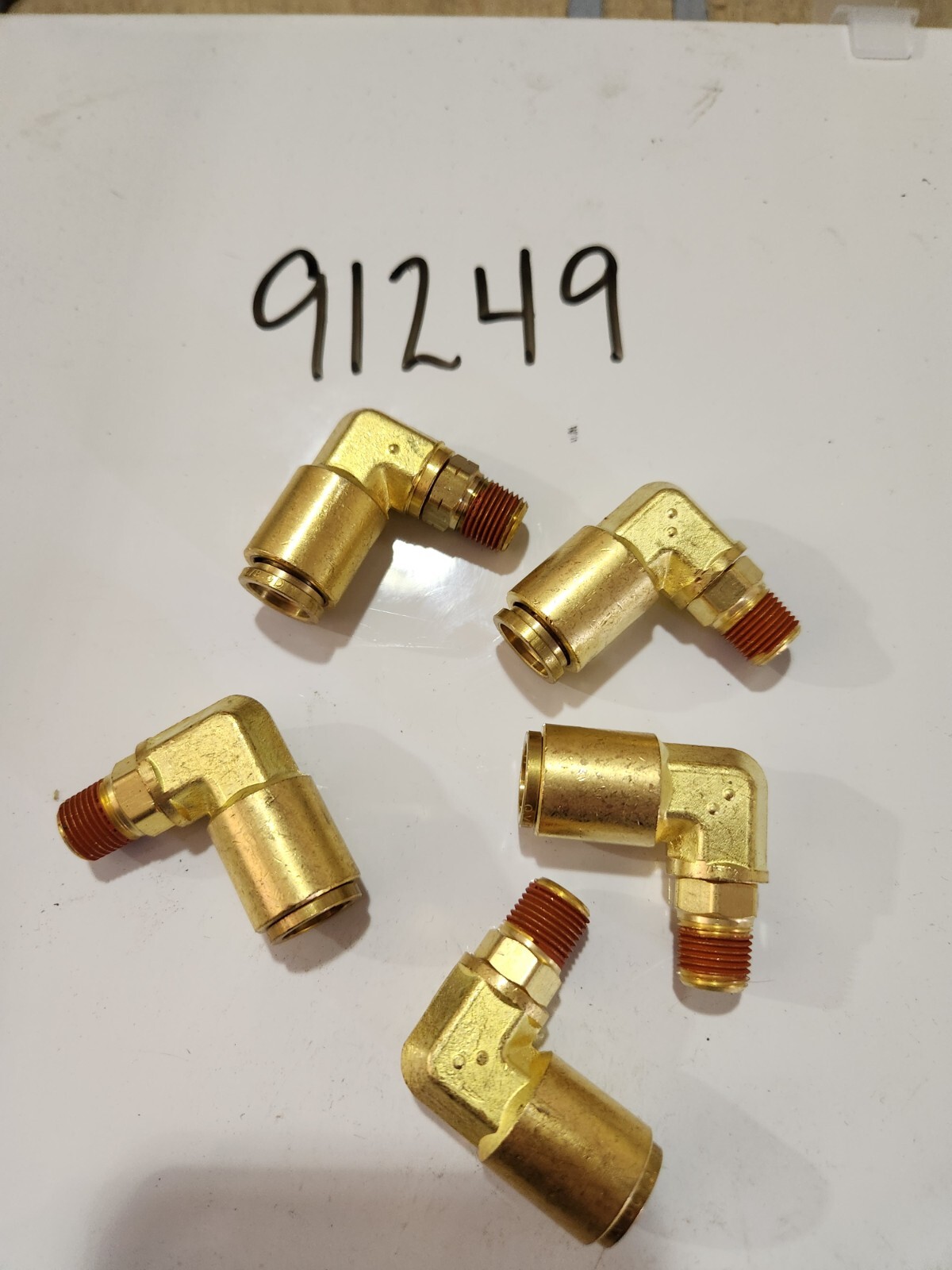 Qty 5**** 91249 Imperial Air Brake Male 90° Swivel Elbow 3/8” x 1/8”