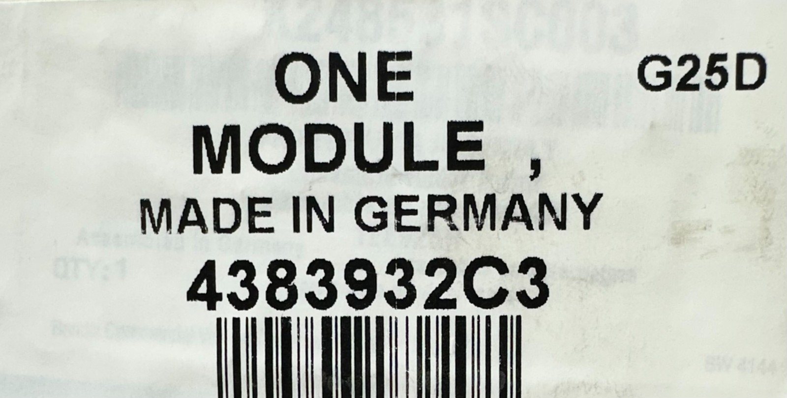 4383932C3 Genuine Navistar Sensor Module OEM-New