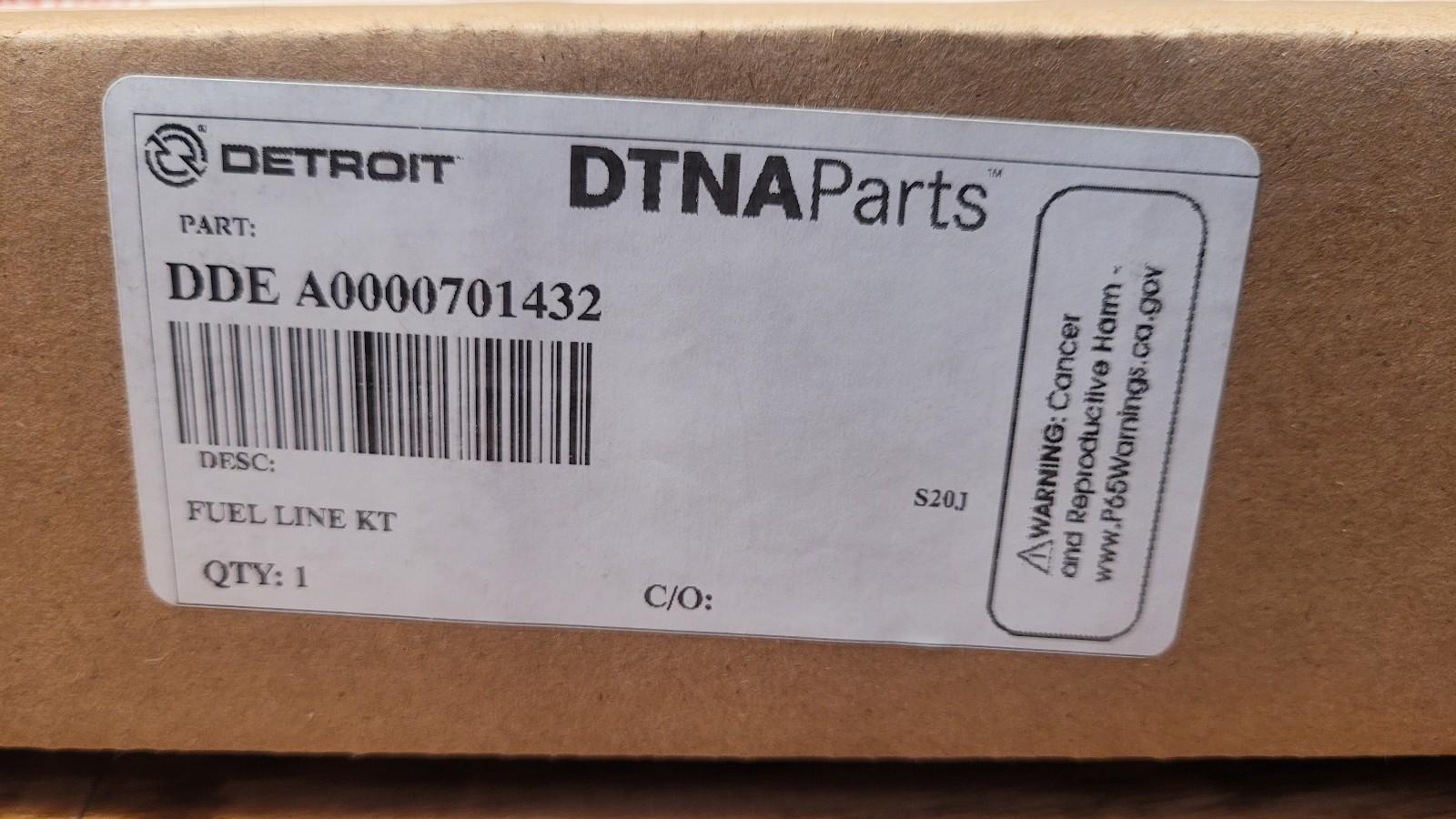 OEM Detroit DD15 High Pressure Fuel Line Kit A0000701432 –Genuine Detroit Diesel