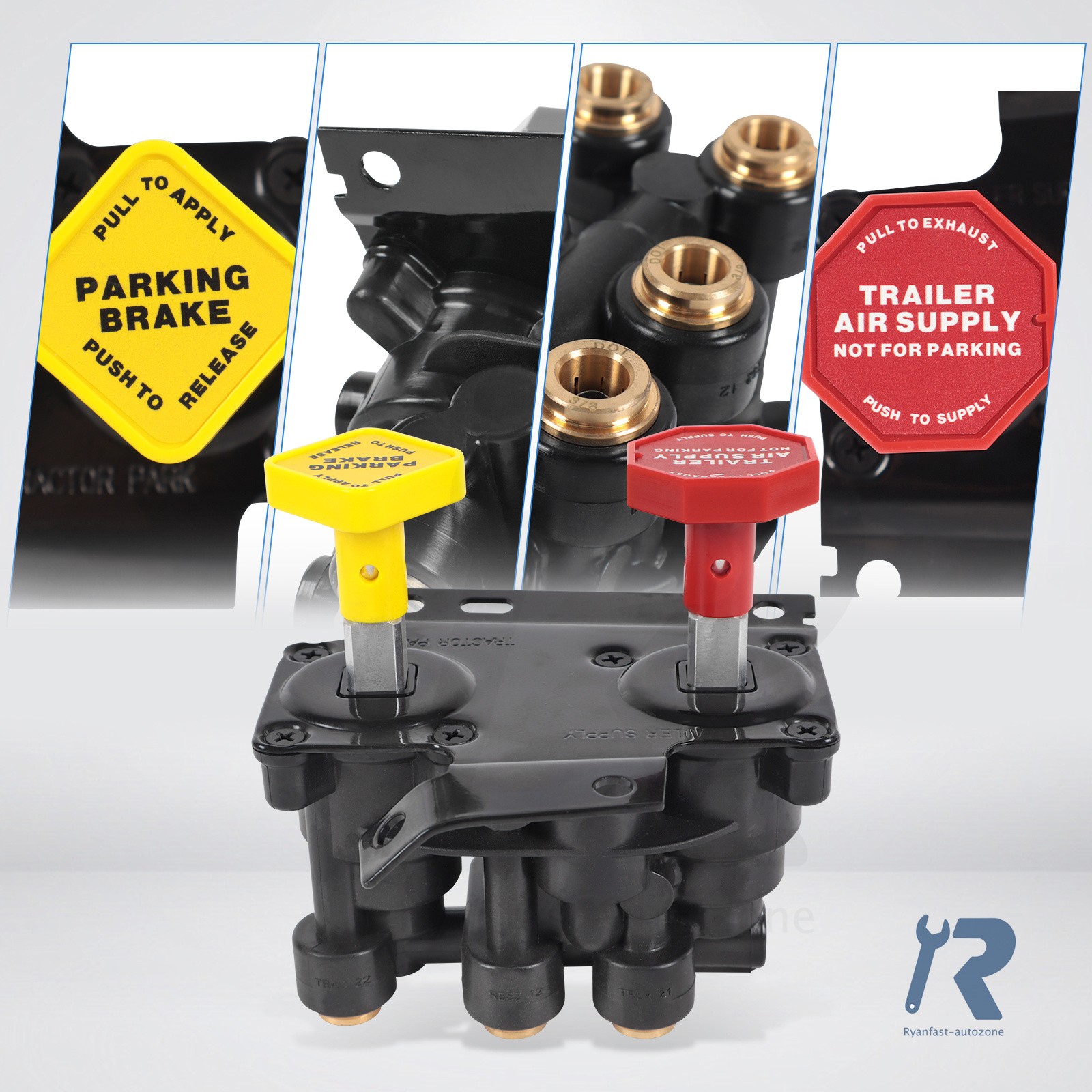 MV3 Dash Air Brake Control Valve For Haldex Volvo 20560009 Keene Truck KN20619