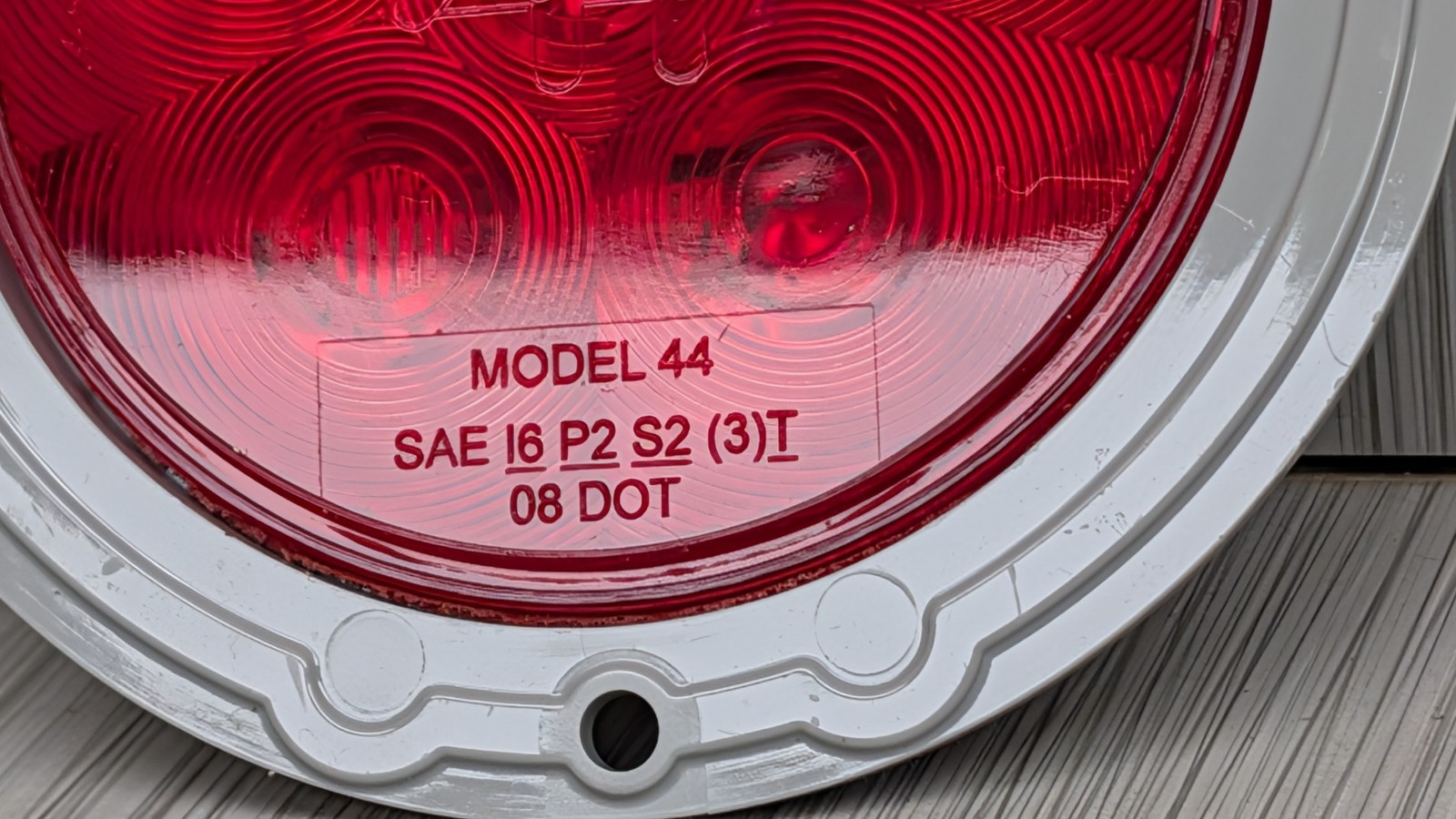 10 PACK 44362R Truck-Lite Super 44 LED 6 Diode Stop Turn Tail Light Lamp Flange