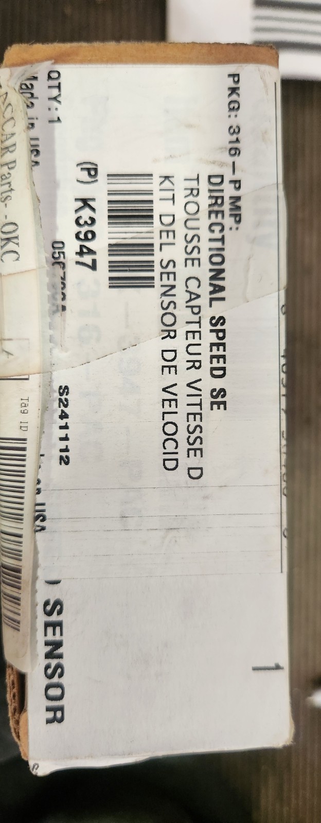 Directional Speed Sensor