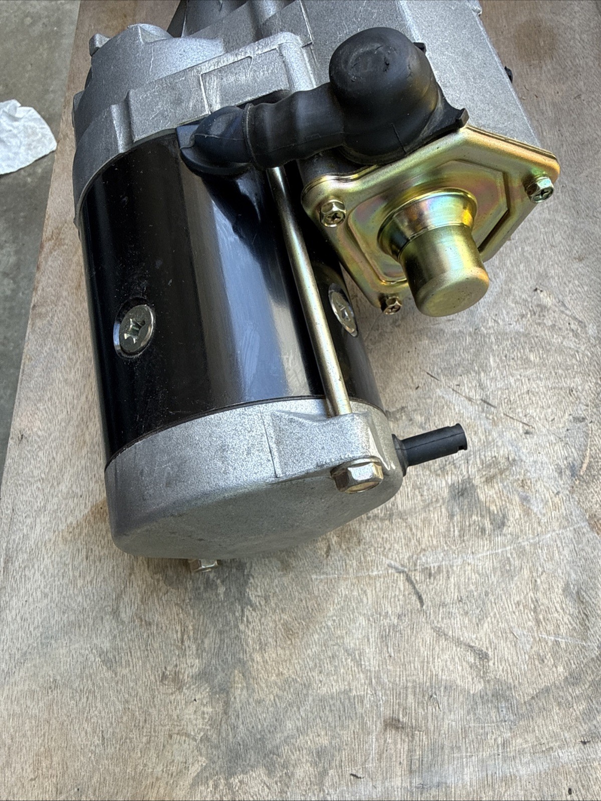 Caterpillar Original 3E5382 12V Starter Asphalt Pavers Challenger. Missing Nuts