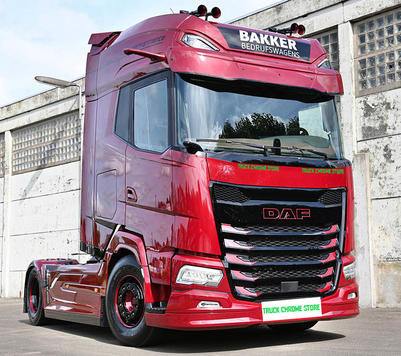 DAF XG HEADLIGHT FRONT CHROME Stainless Steel 1 SET.