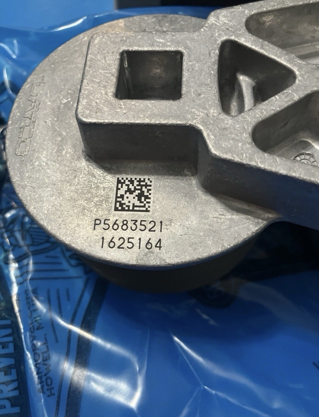 Genuine Cummins 5683521 New Belt Tensioner ( 3973819 OLD)