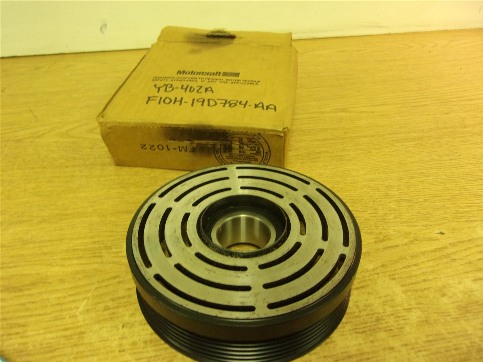 NEW Ford F10H-19D784-AA Motorcraft OEM Compressor Clutch Pulley *FREE SHIPPING*