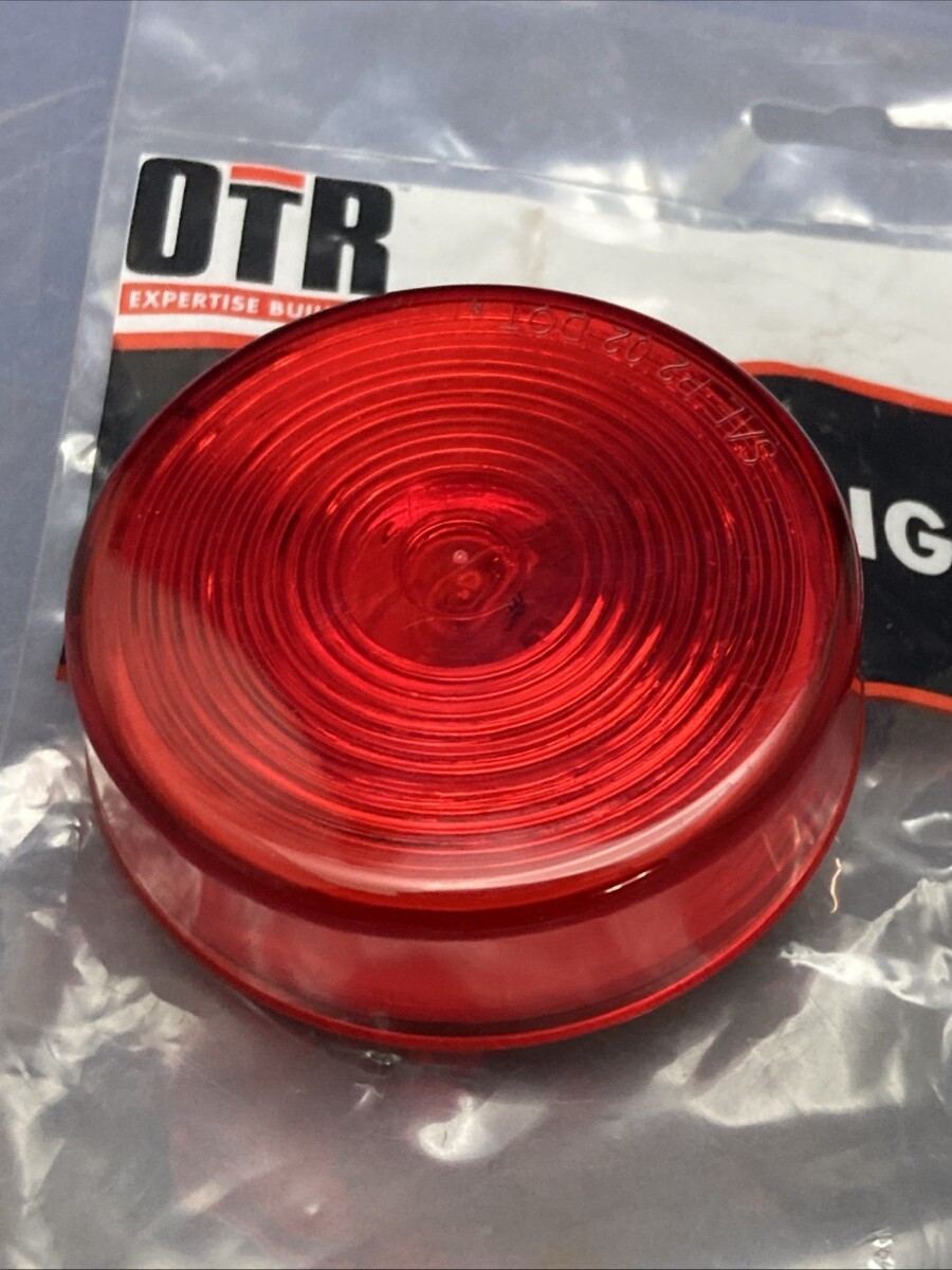 Qty 2 New Genuine OTR PT1000R Clearance Marker Light, 2.5″ Round LED