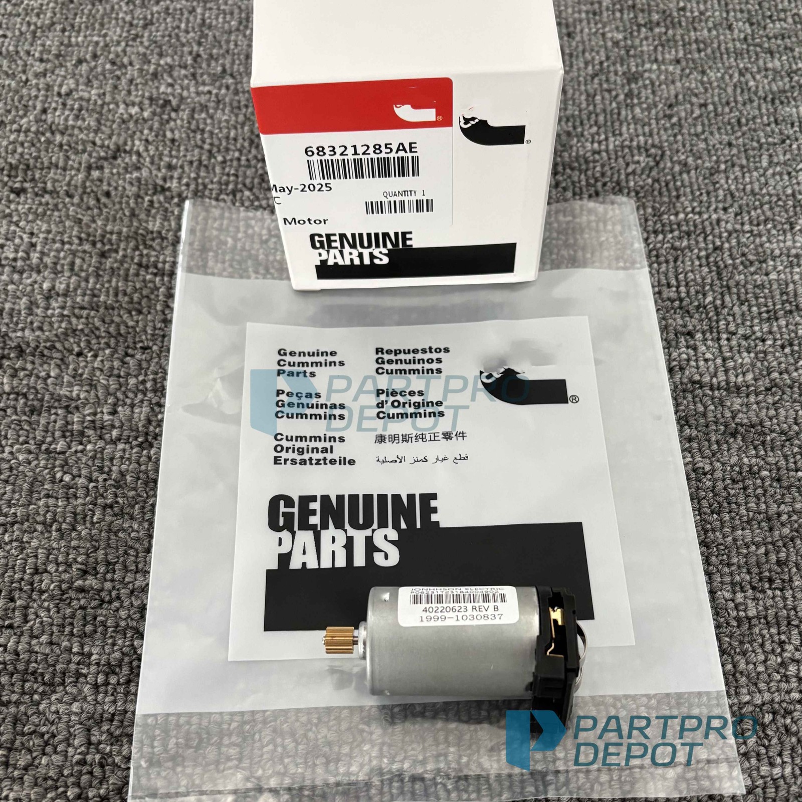 New Electric actuator Motor PTU Fit 68321285AE Jeep Cherokee 200 14-18