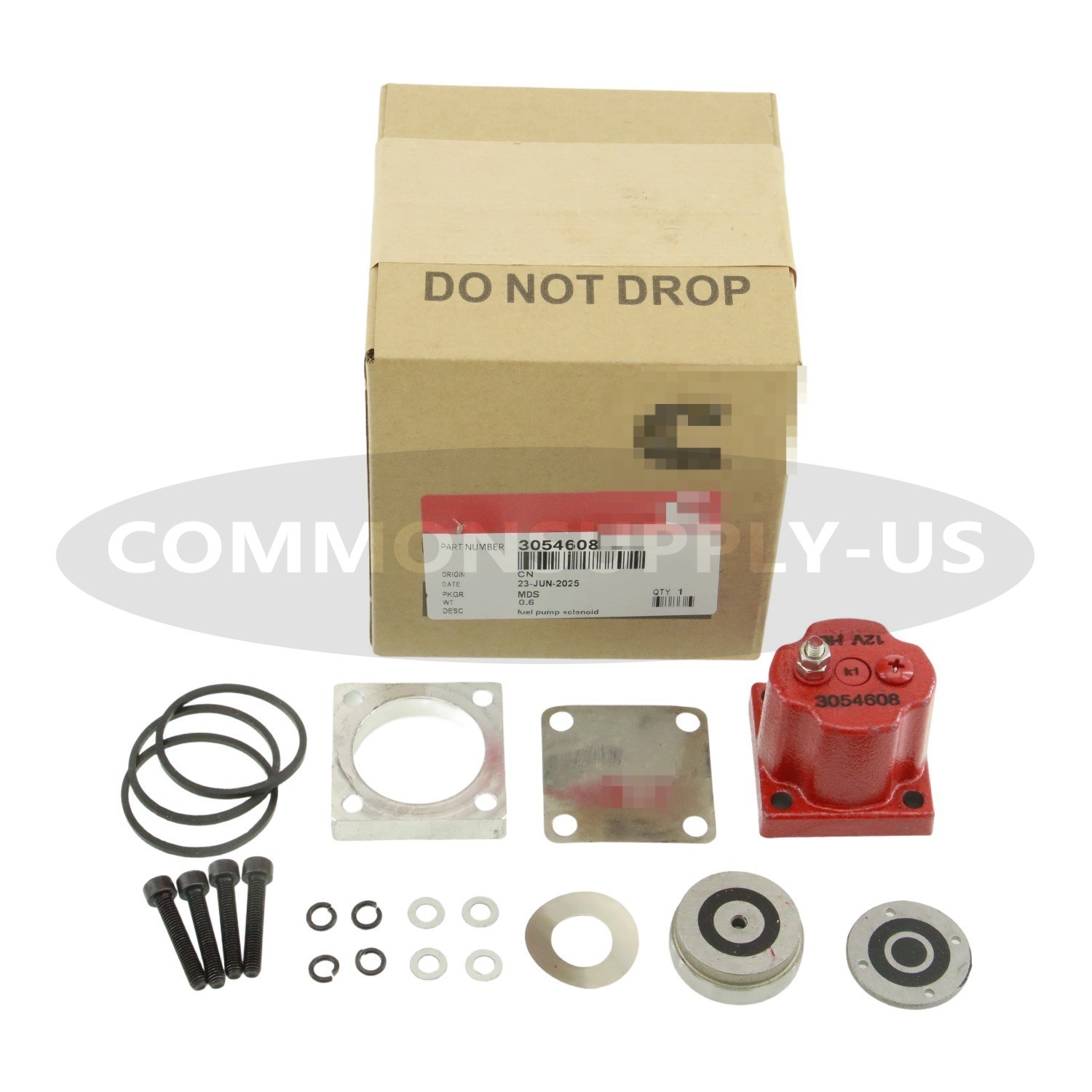 180204 3054608 209940 NEW OEM Fuel Shutoff Valve Set for Cummins N14 Solenoid US