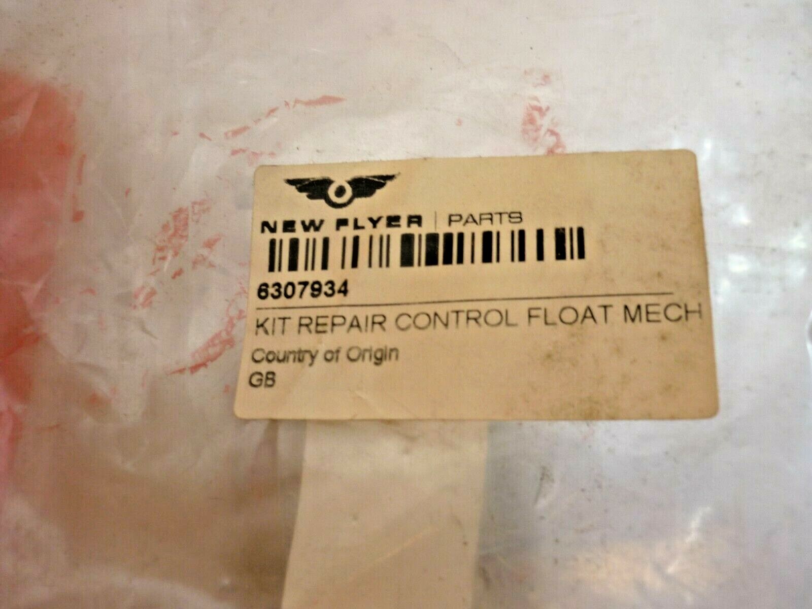New Flyer Control Float Repair Kit, pn 6307934