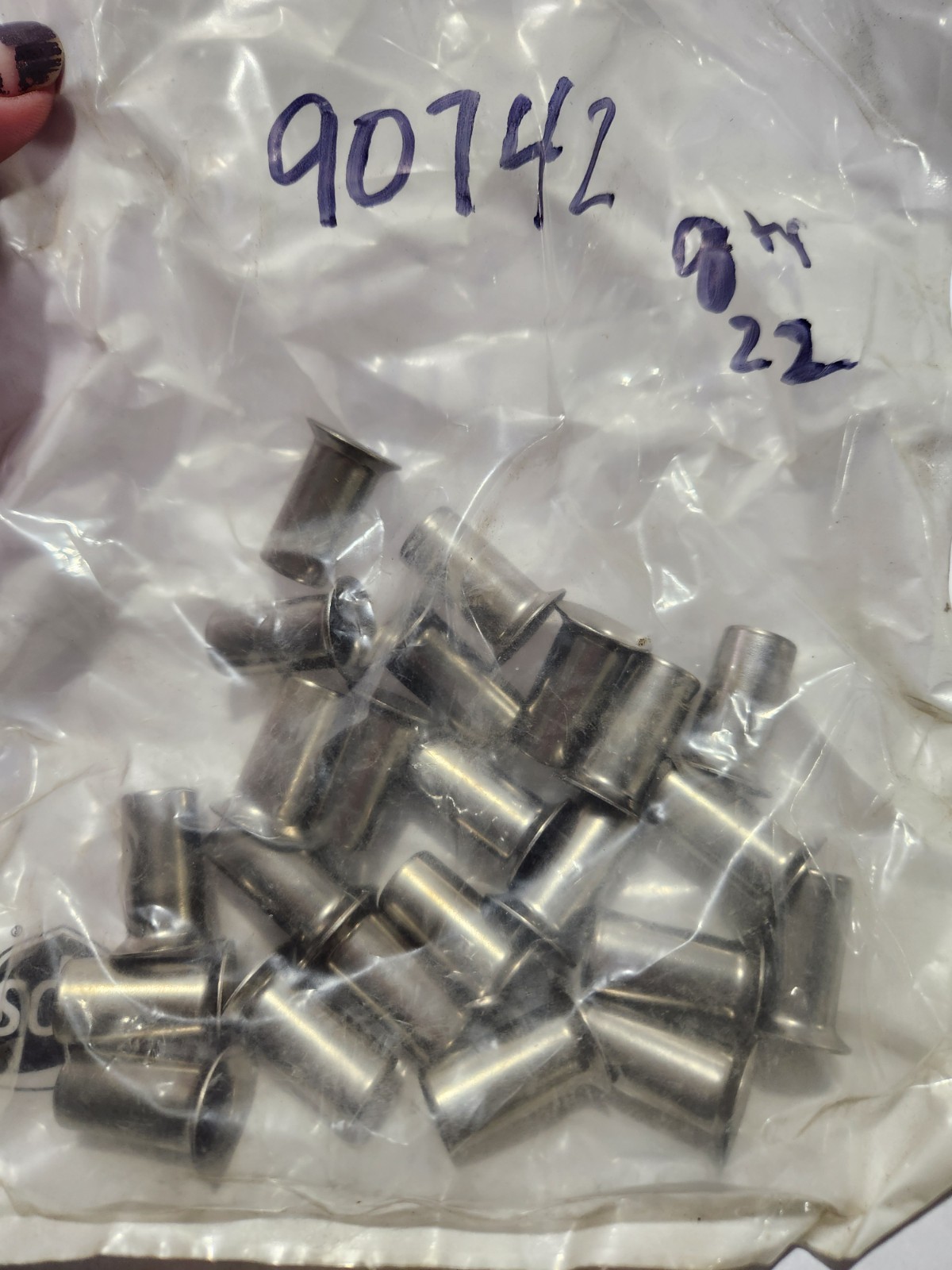 Qty 22* Imperial 90742 Air Brake Tubing Insert 5/8” Stainless , DOT Approved