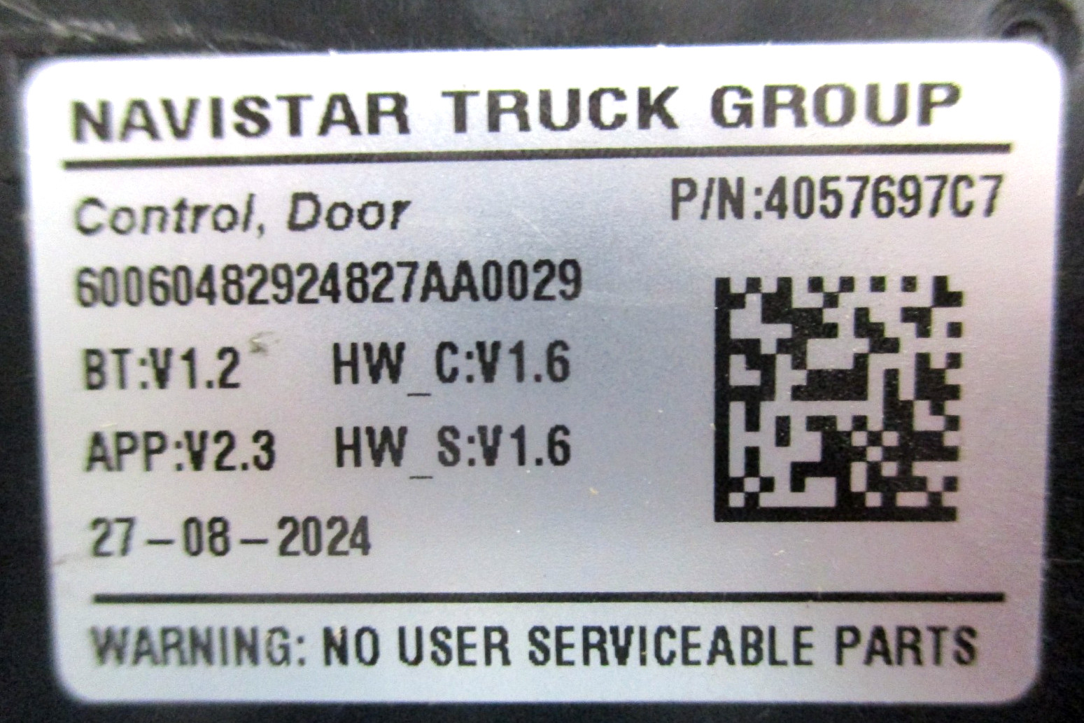 4057697C7 NEW OEM INTERNATIONAL DRIVERS DOOR ELECTRONIC CONTROL POD 4057697C6