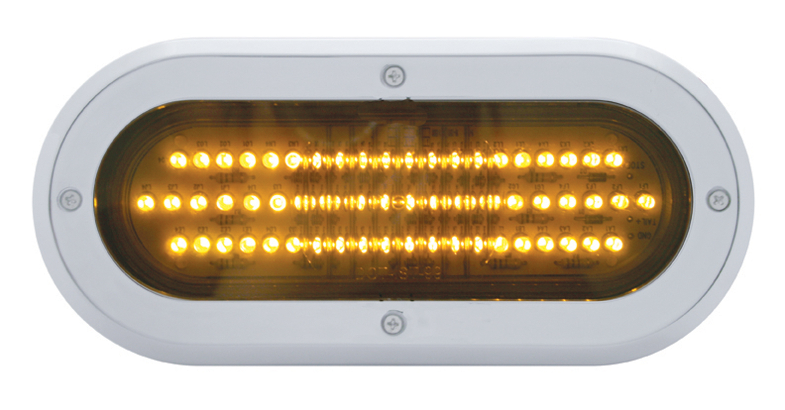 6″ Oval Mirror light Bezel