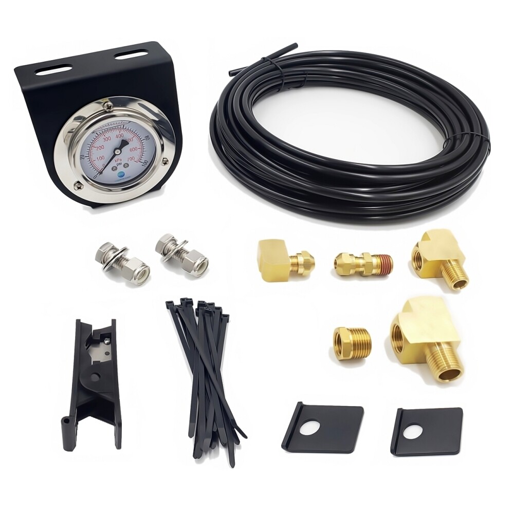 Air Pressure Gauge Kit For Semi Truck Trailer Suspension Onboard Load Scales PL3