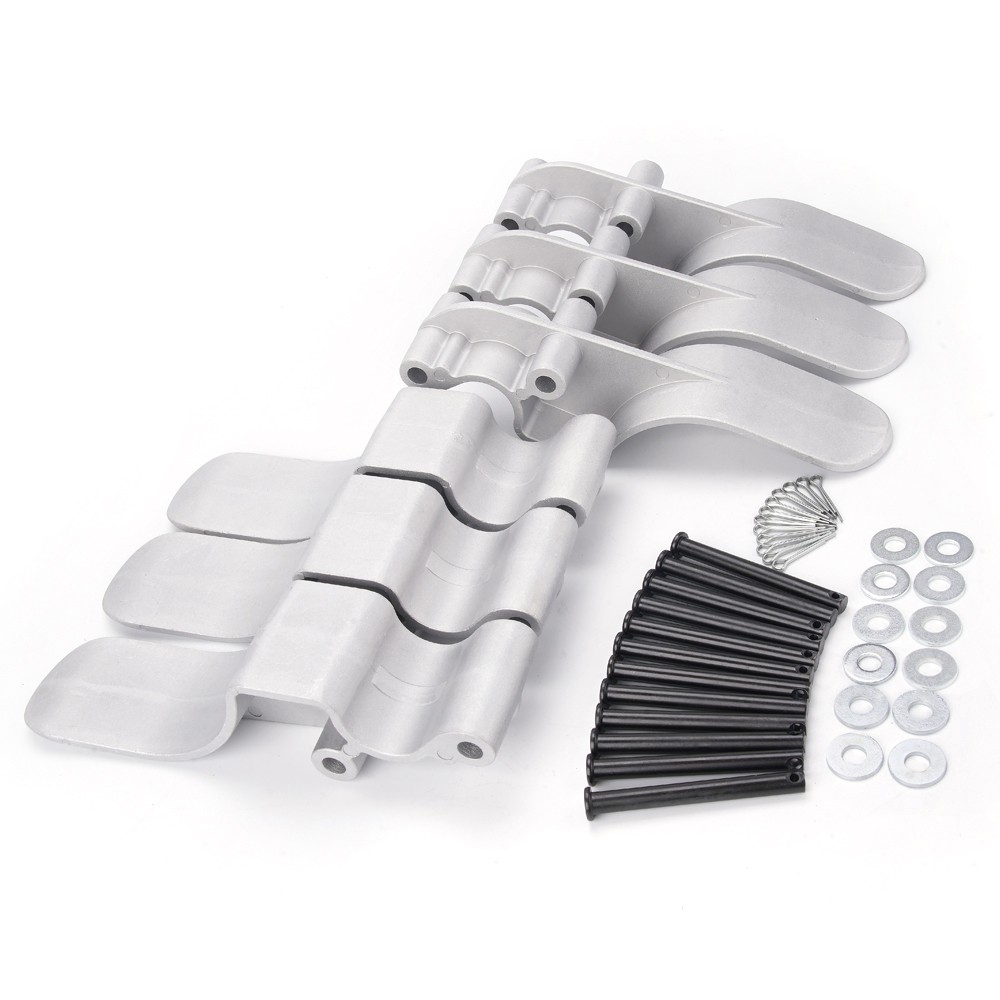 6PCS Easy-Off Aluminum Tarp Stop Upright Direct Replacement For Shurco 1705775