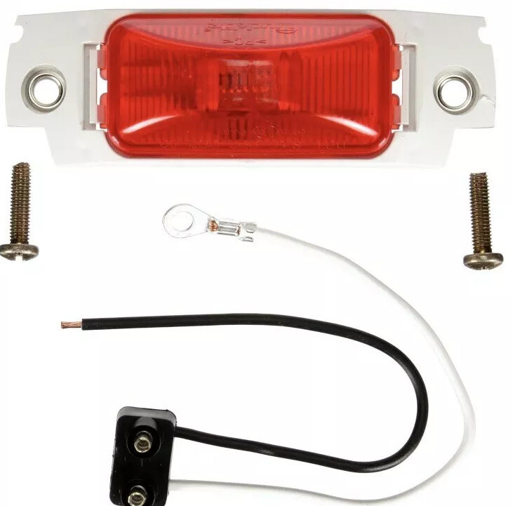 15006r Truck-lite Rail Mount Incandescent Yellow Clearance Marker Light