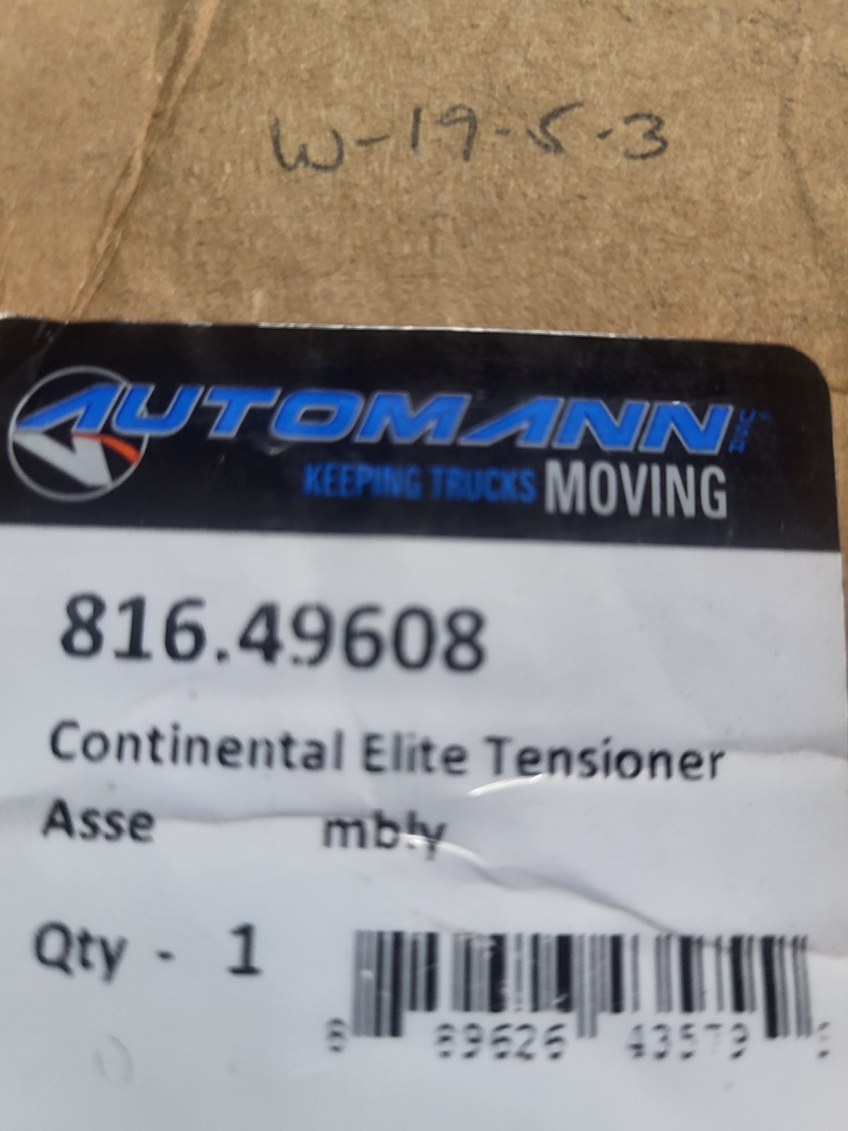 Continental Elite or Dayco Tensioner Assembly 816.49608 21819687
