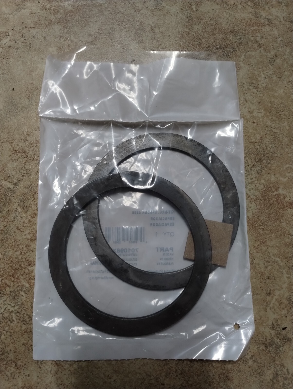 Spicer 701098X Differential Side Bearing Spacer Kit Dana 60 70 Outboard