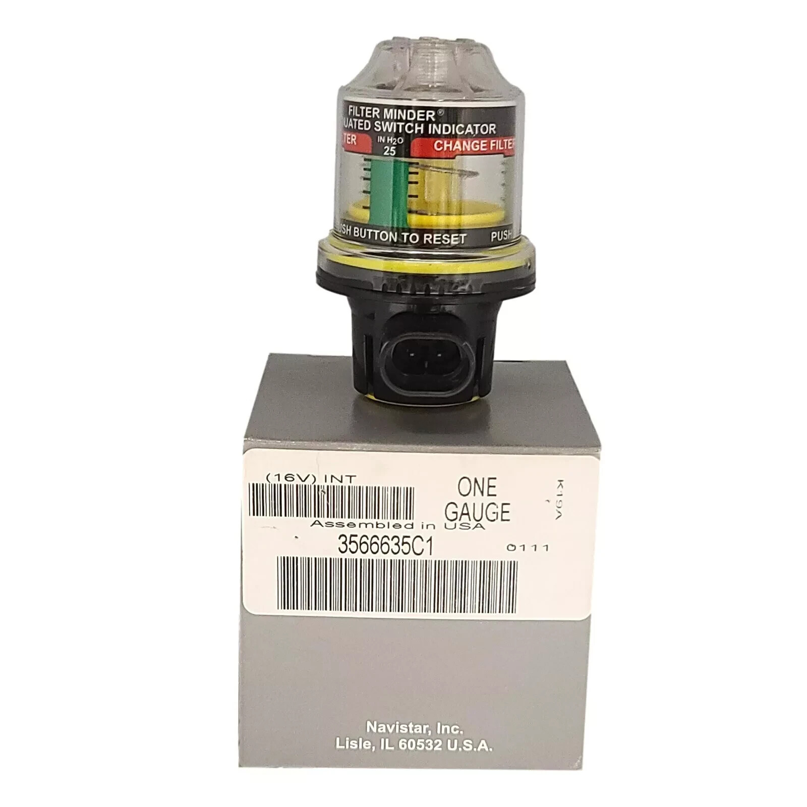 OEM INTERNATIONAL GAUGE AIR CLEAR IND FILTER 3566635C1