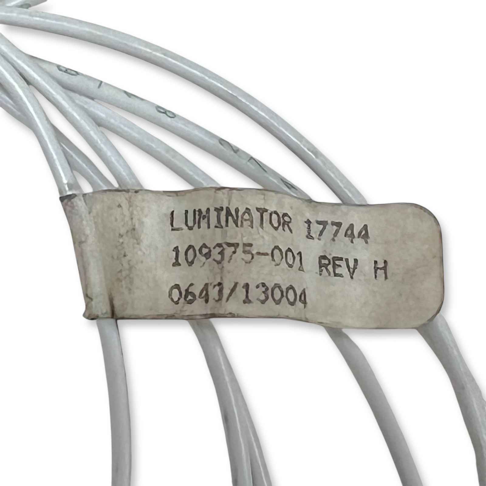 Luminator 1744 Lamp Socket Assembly 109375-001 Rev H