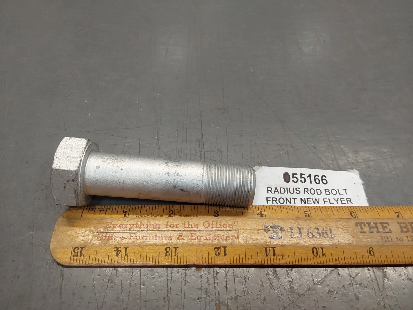 NOS New Flyer Bus 055166 Radius Rod Bolt, Front. 55166