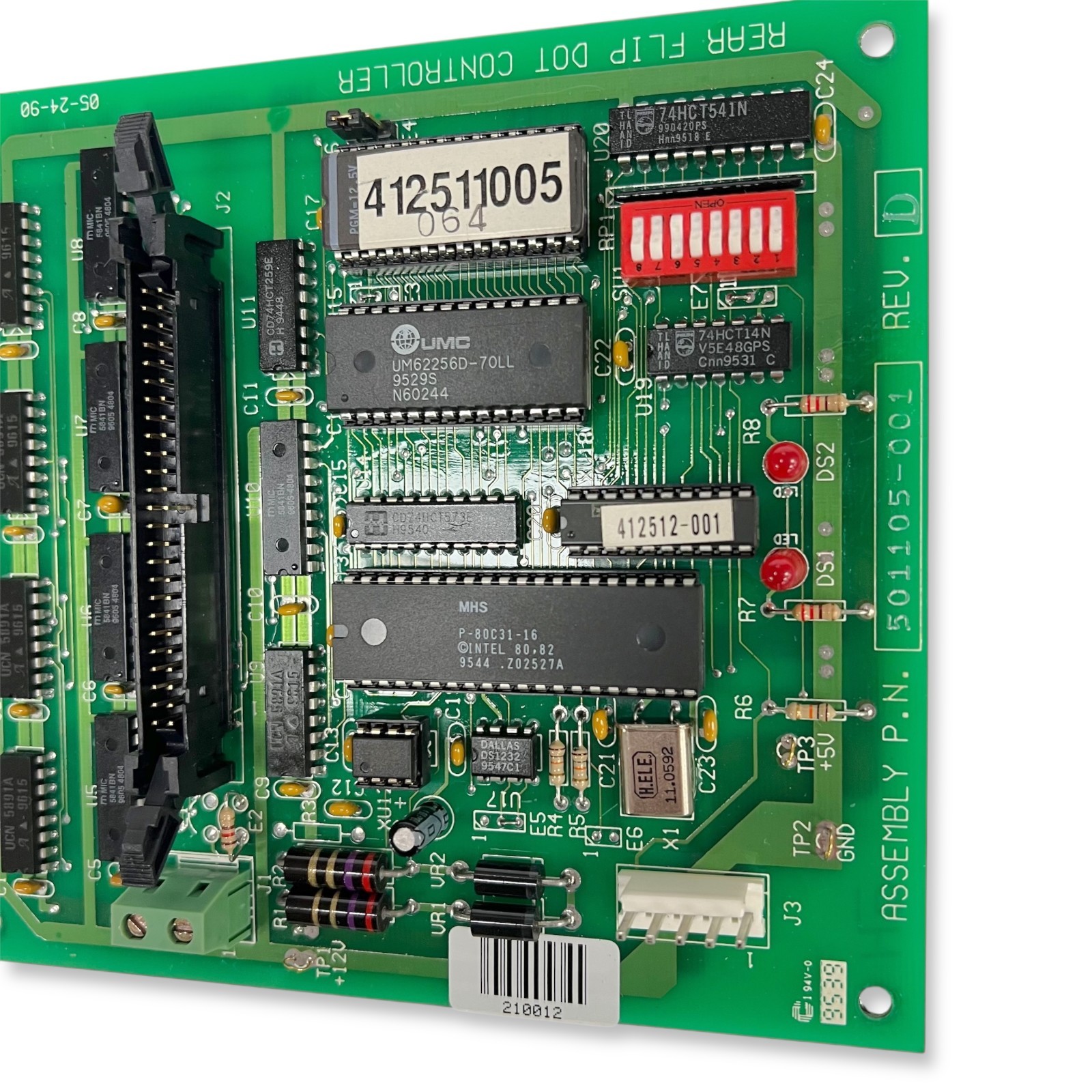 Luminator Mark IV Rear Flip-Dot Controller Board 501105-001 Transit Sign PCB