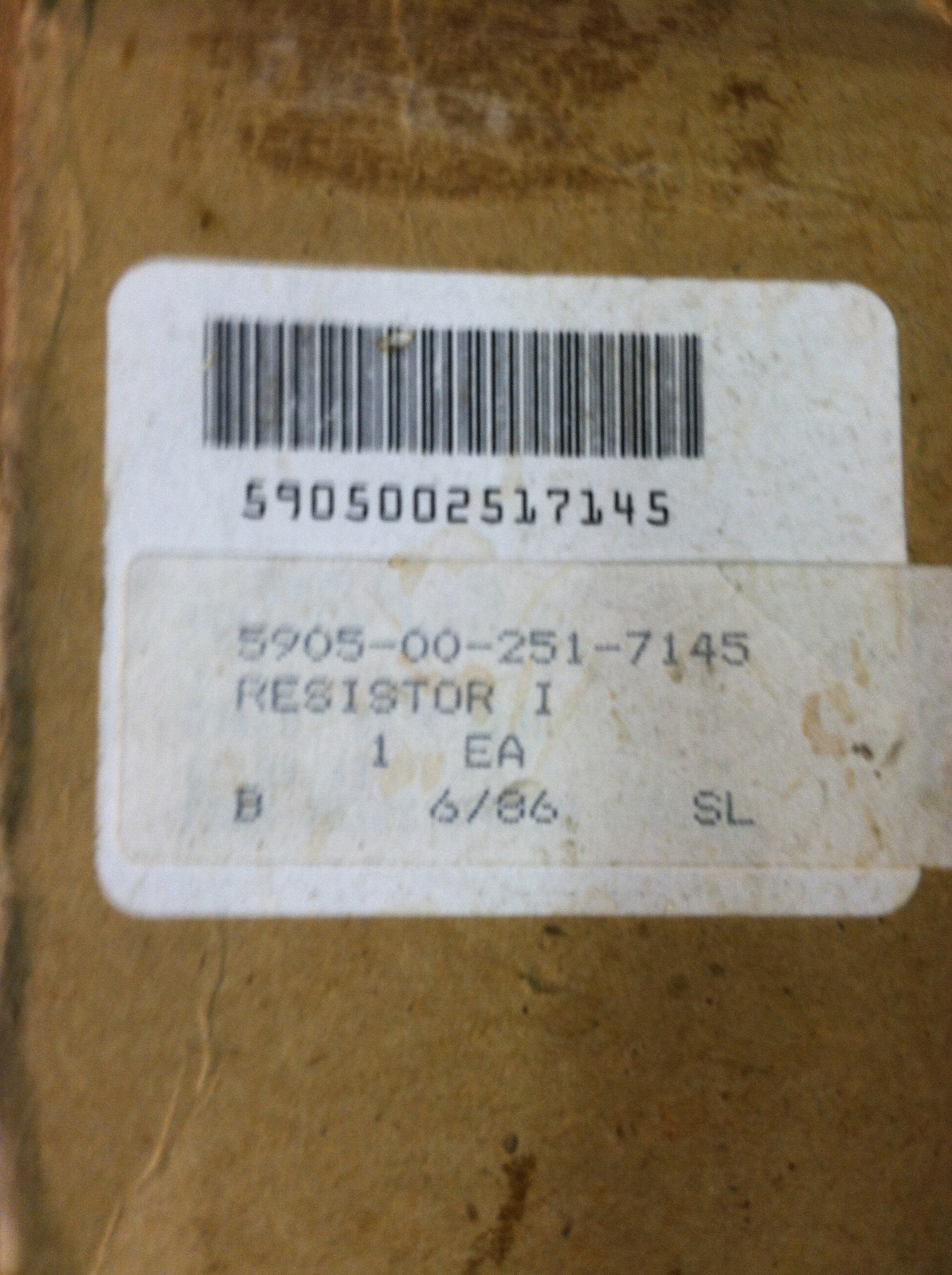 Stewart Warner South Wind HMMWV Resistor Assembly G704031 – NSN 5905-00-251-7145