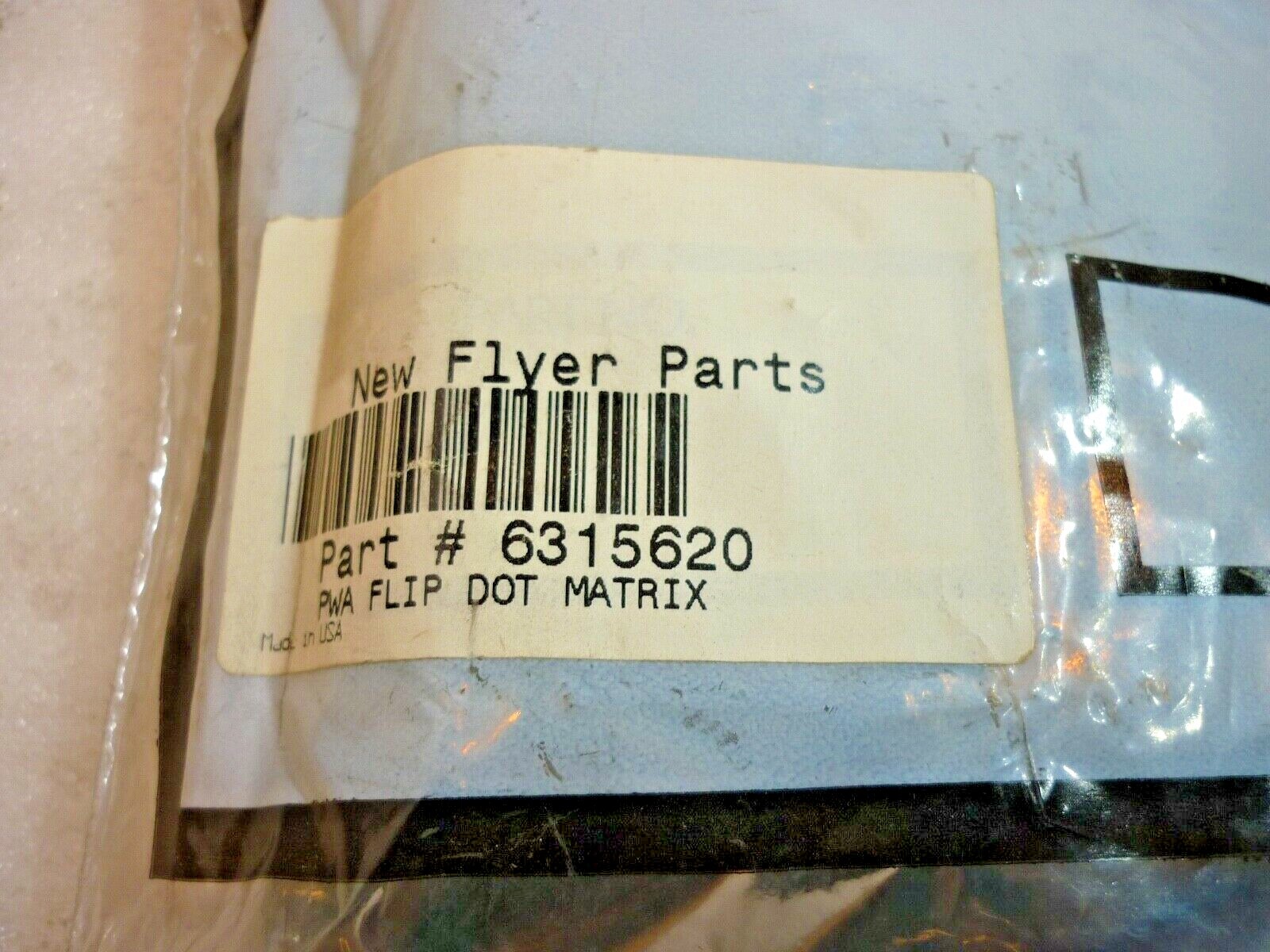 New Flyer PWA Flip Dot Matrix, P/N: 6315620