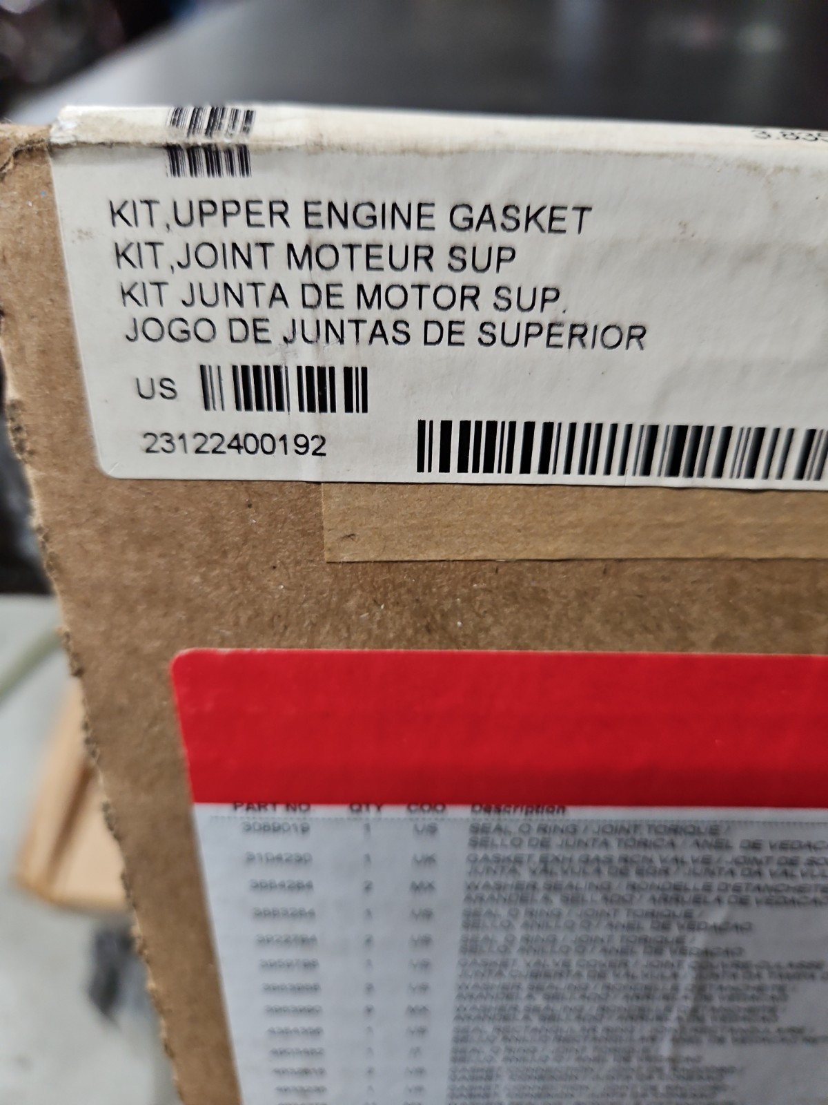 Genuine Cummins 5579344 Upper Engine Gasket Set