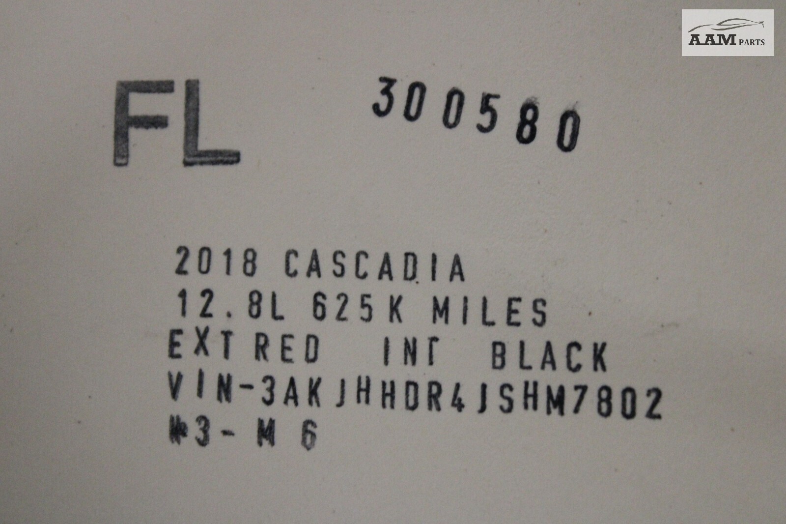 2018-2024 FREIGHTLINER CASCADIA FRONT LEFT SIDE DOOR WEATHERSTRIP SEAL OEM