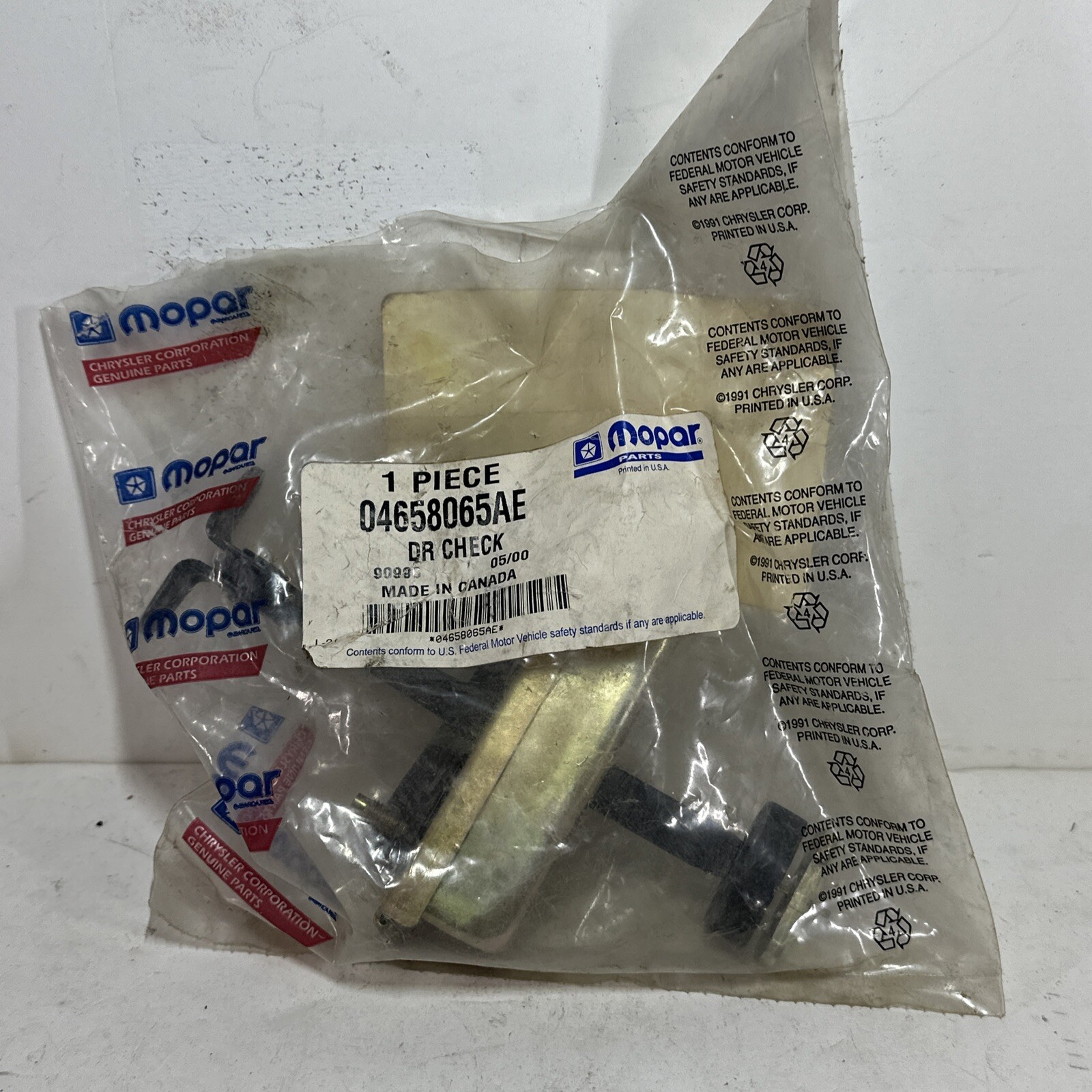 NOS Mopar Door Check Front 4658065AE
