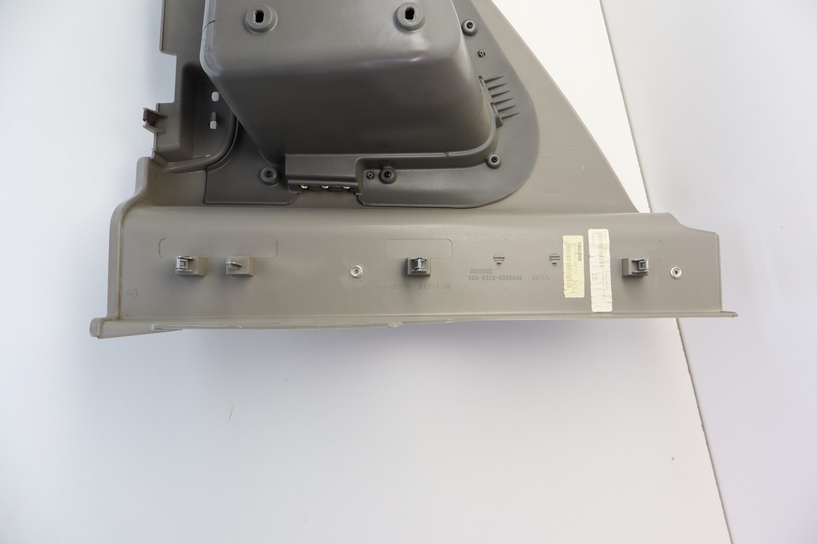 2022 PETERBILT 579 PACCAR FRONT LEFT UPPER STORAGE CABINET BIN GREY