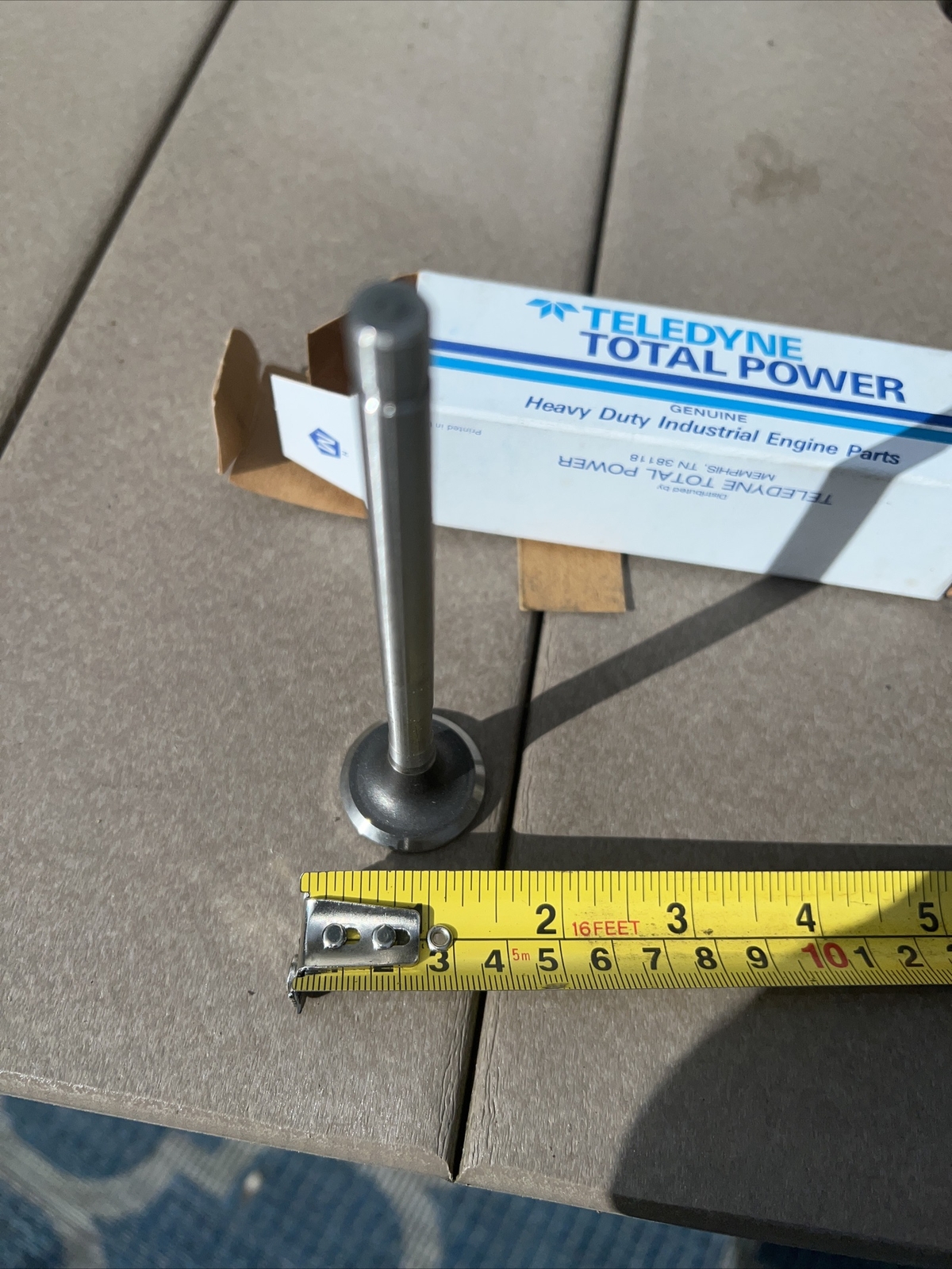 Teledyne Continental Exhaust Valve F601100303 F Series F226,F245,F135-F163 NOS