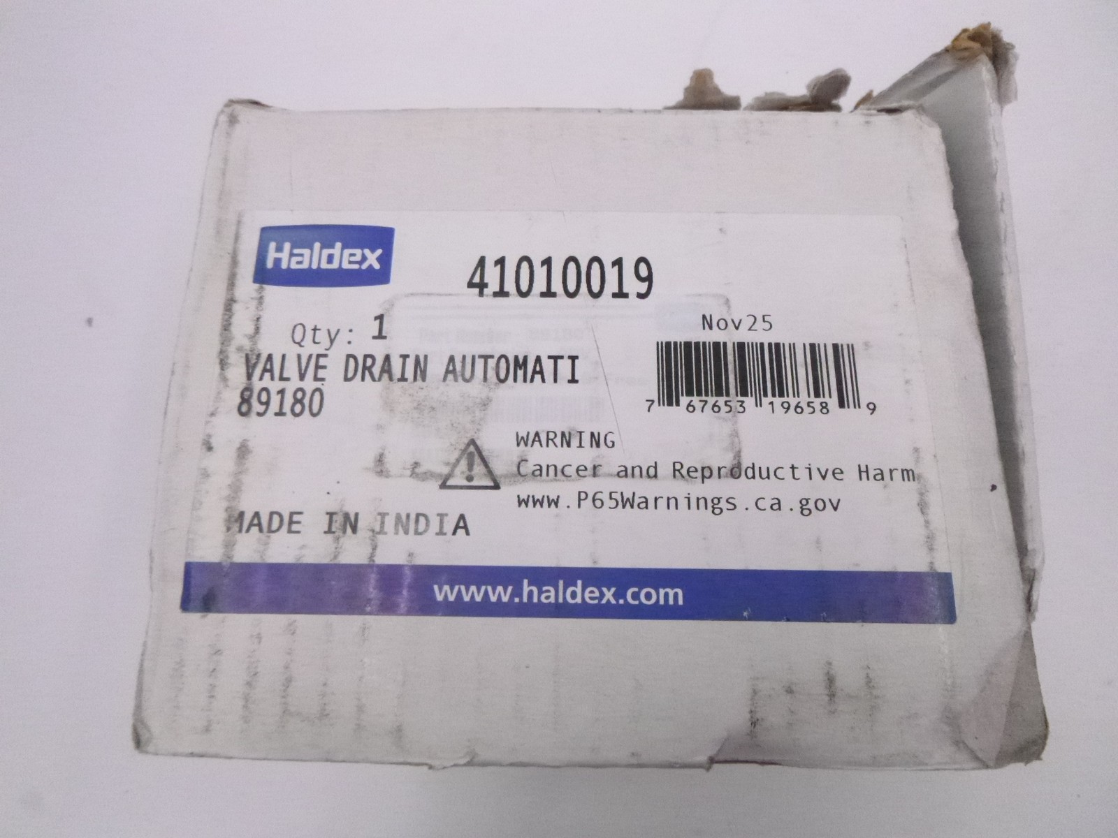 OEM Haldex Automatic Drain Valve 12V 41010019 SEE DESC