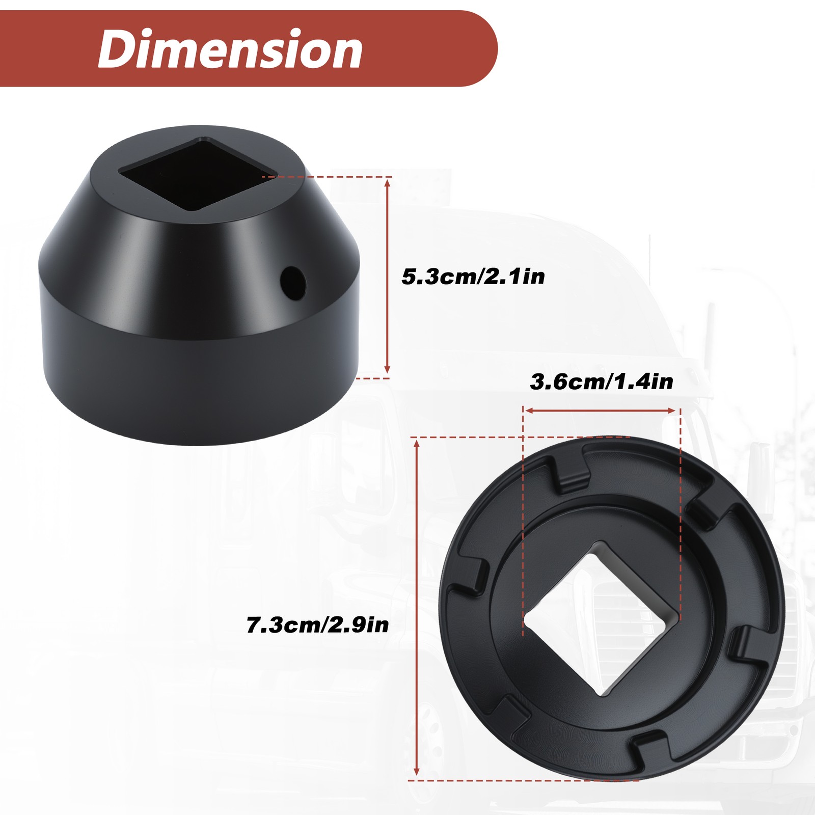 W742589020700 6 PT Pinion Nut Socket Tool for Mercedes for Freightliner Trucks