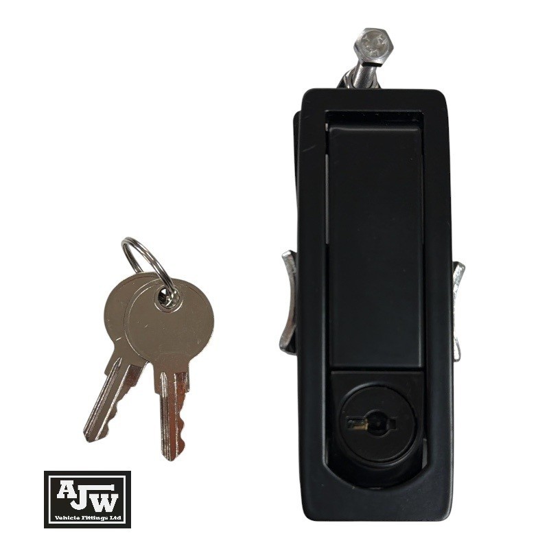 Compression Latch Raised Lock Trigger, Black, Locking (4 Pack) 1-25mm Grip Range