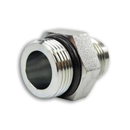 Tompkins 6400-12-16 Hydraulic Coupling / Adapter Straight, Male Jic To Male O Ri