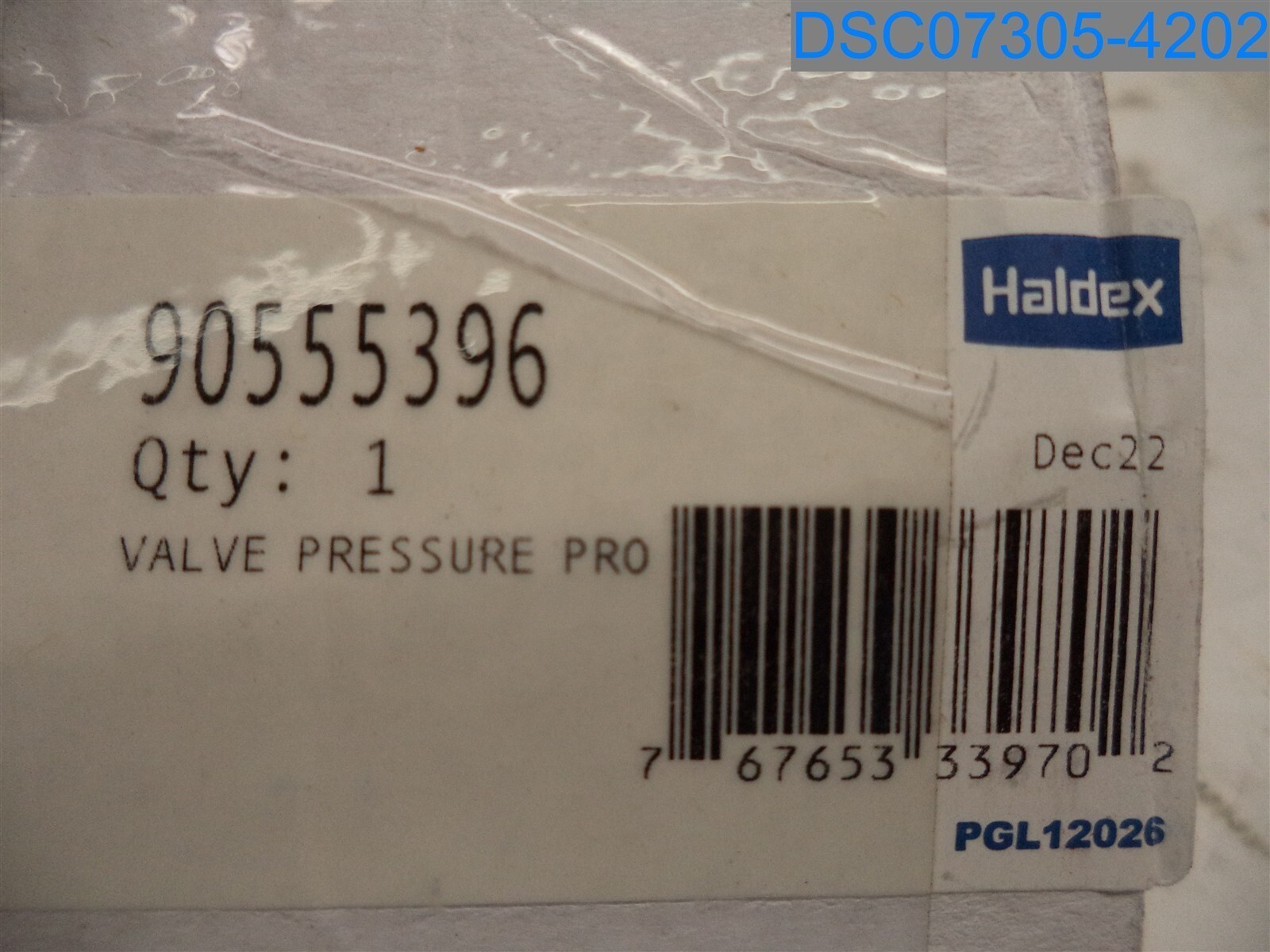 Haldex: 1/4″ Pressure Protection Valve Pro, 90555396, 34222, 767653339702
