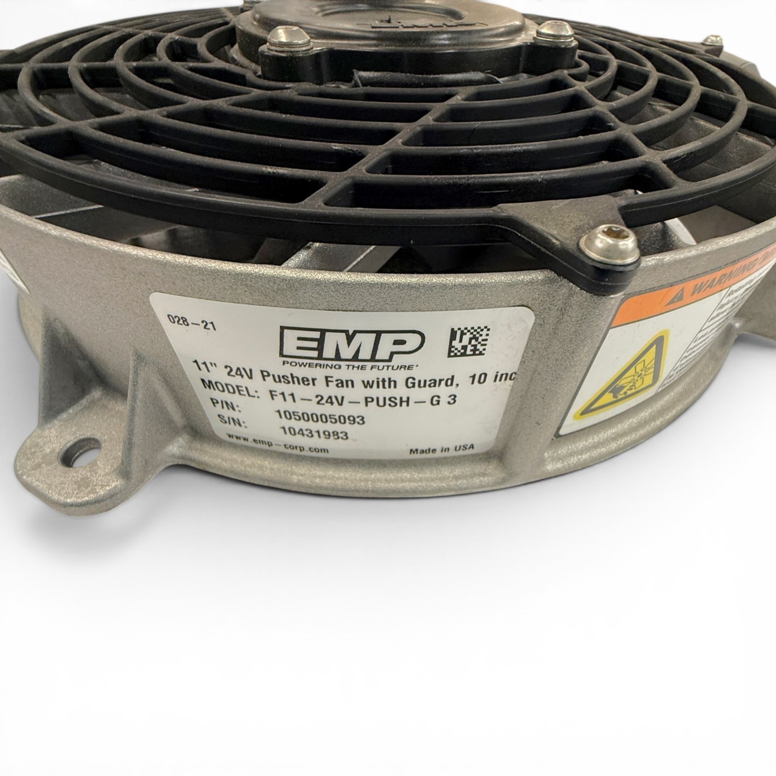 EMP 1050005093 11″ 24V Pusher Fan Guard F11-24V-PUSH-G 3 MCI Bus 6361894