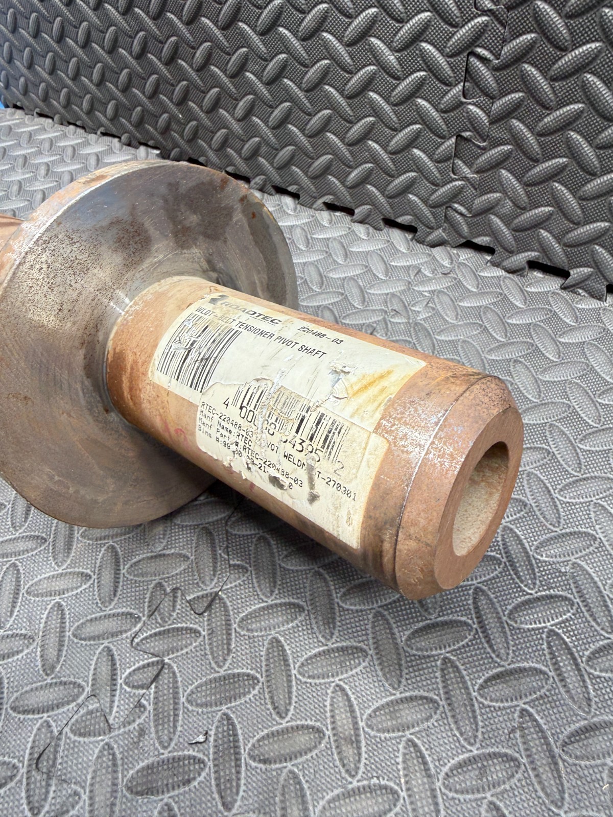 Roadtec 220488-03 Weldment Belt Tensioner Pivot Shaft