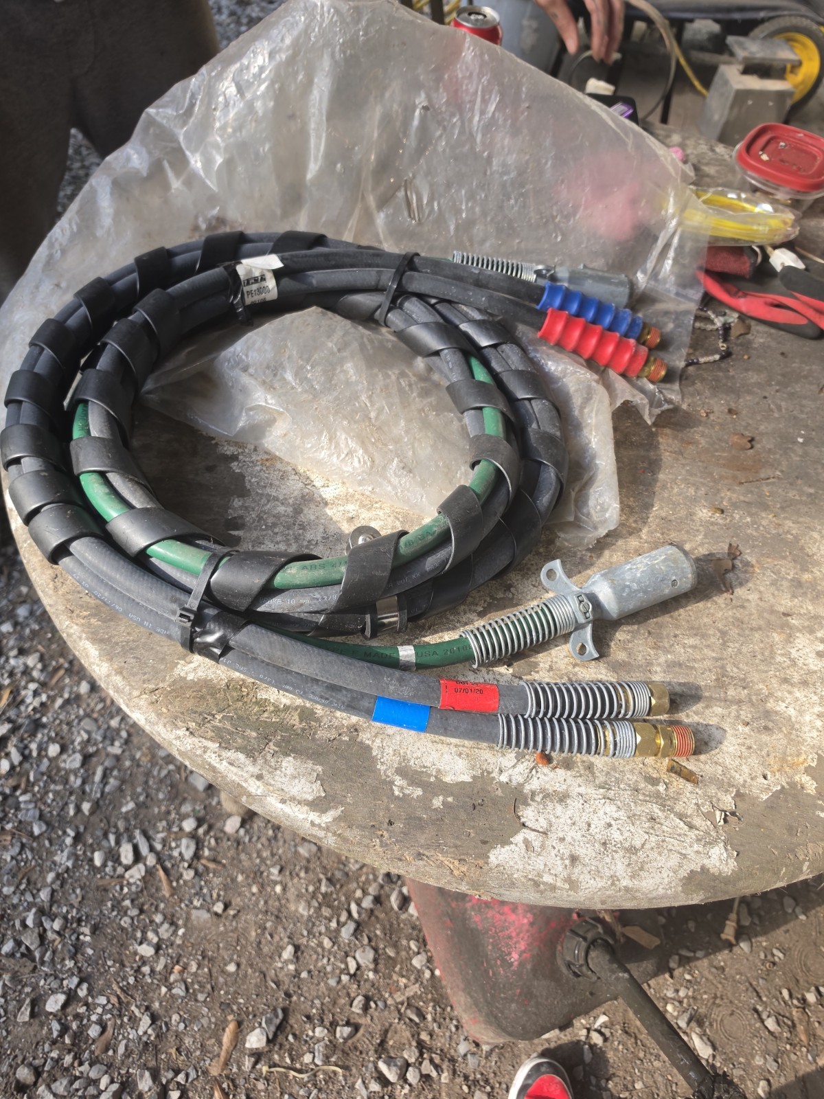 semi truck air lines kit