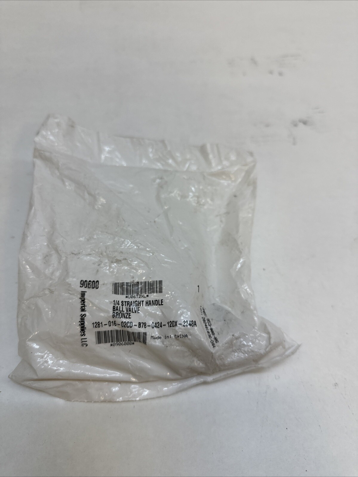 Imperial 90600 Ball Valve 1/4
