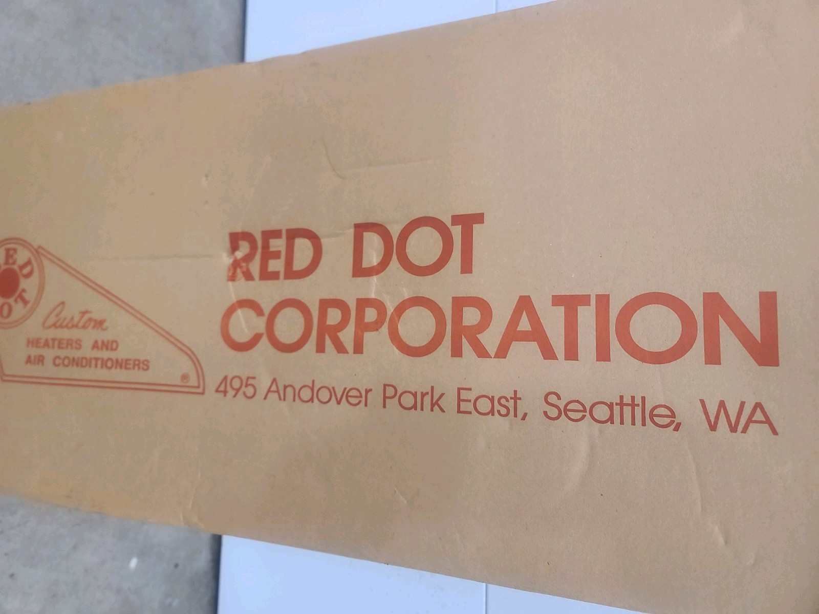 Red Dot R-2110-15 complete A/C unit new old stock RedDot