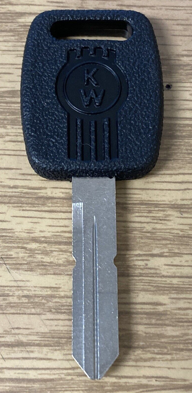 BRAND NEW MOLDED BLANK DOUBLE BITTED LONG KENWORTH KEY w/ KENWORTH LOGO ~ 596807