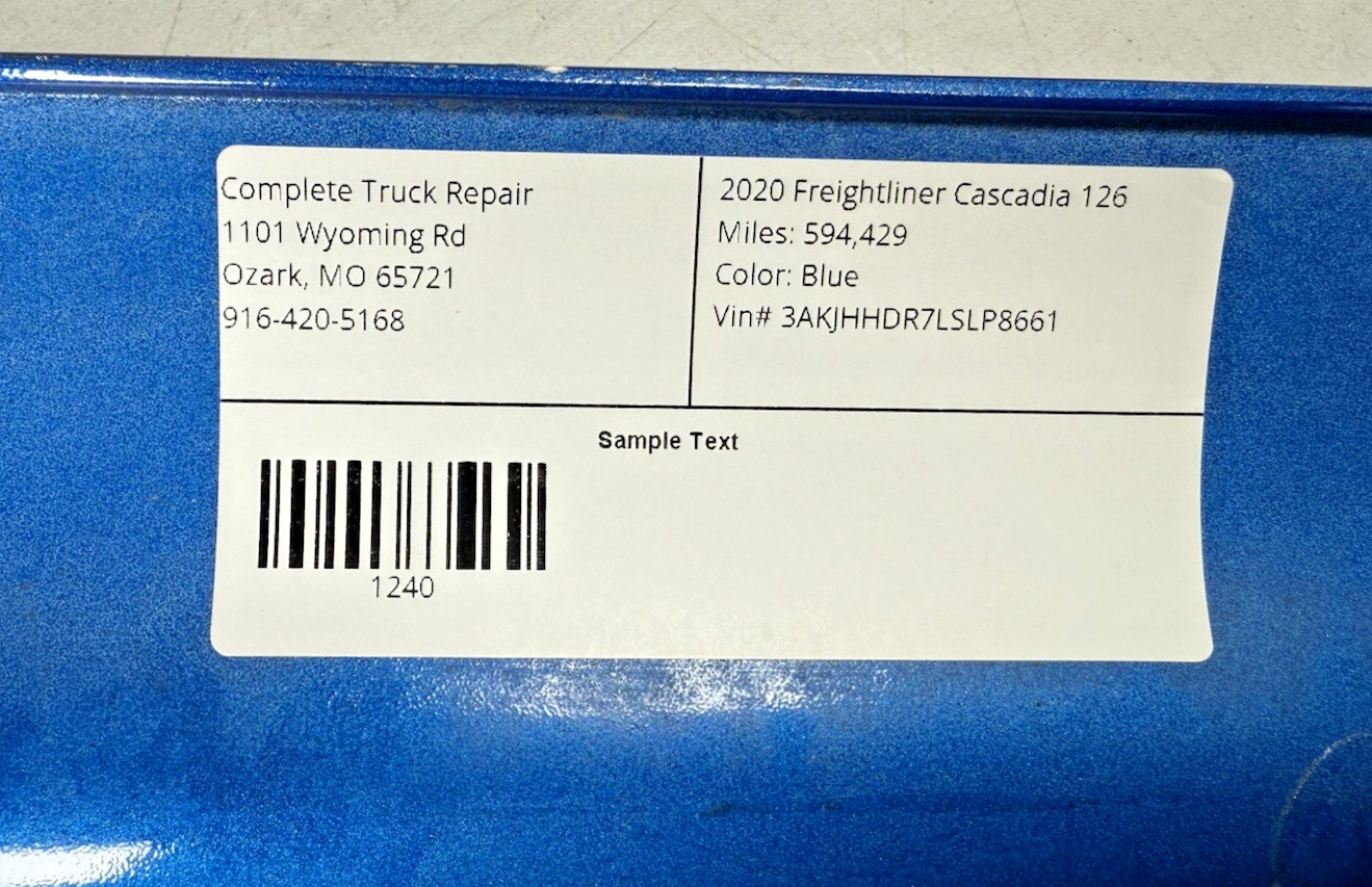 Freightliner Cascadia Front Left Driver Side Rocker Panel LH OEM A18-67231-108