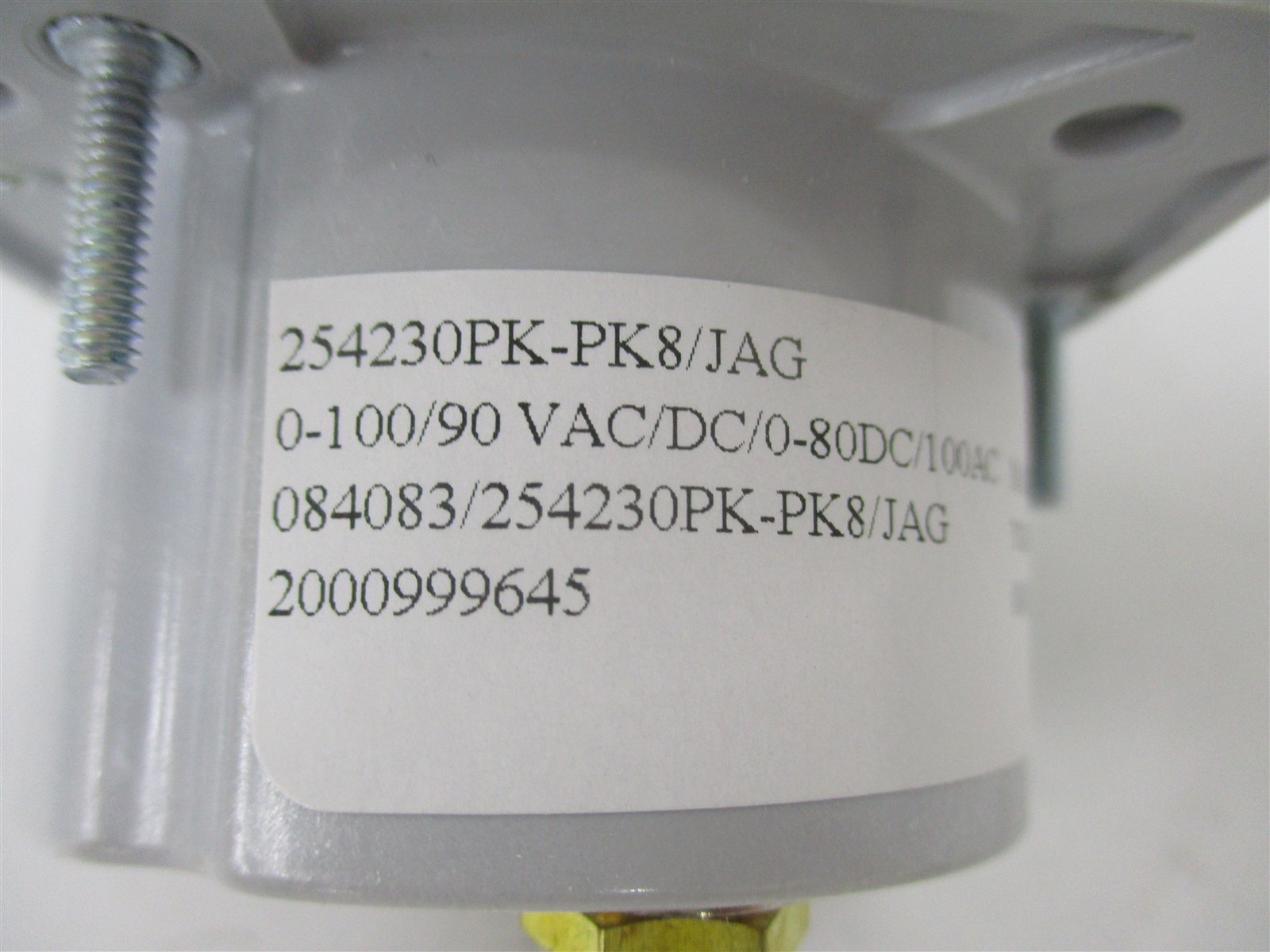 044335 PANEL GAUGE AC/DC VOLT METER FOR MILLER WELDER 0-100VDC 254230-PK8/JAG