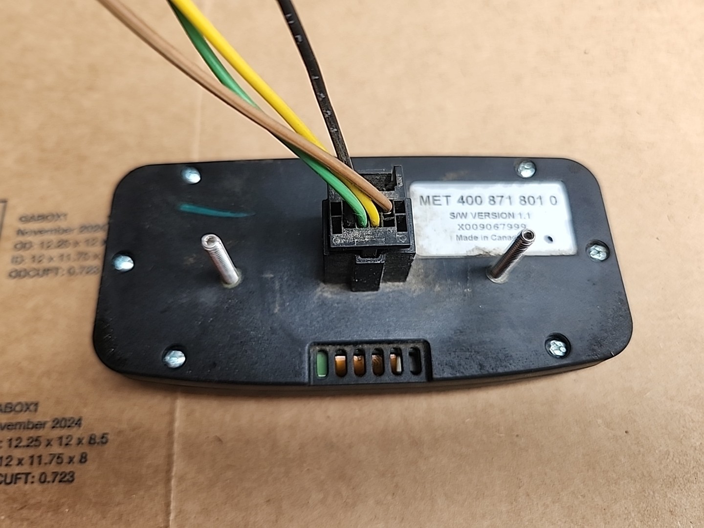 Meritor Wabco 400 871 801 0 VER 1.1 X009067999 COLLISION WARNING Display Module